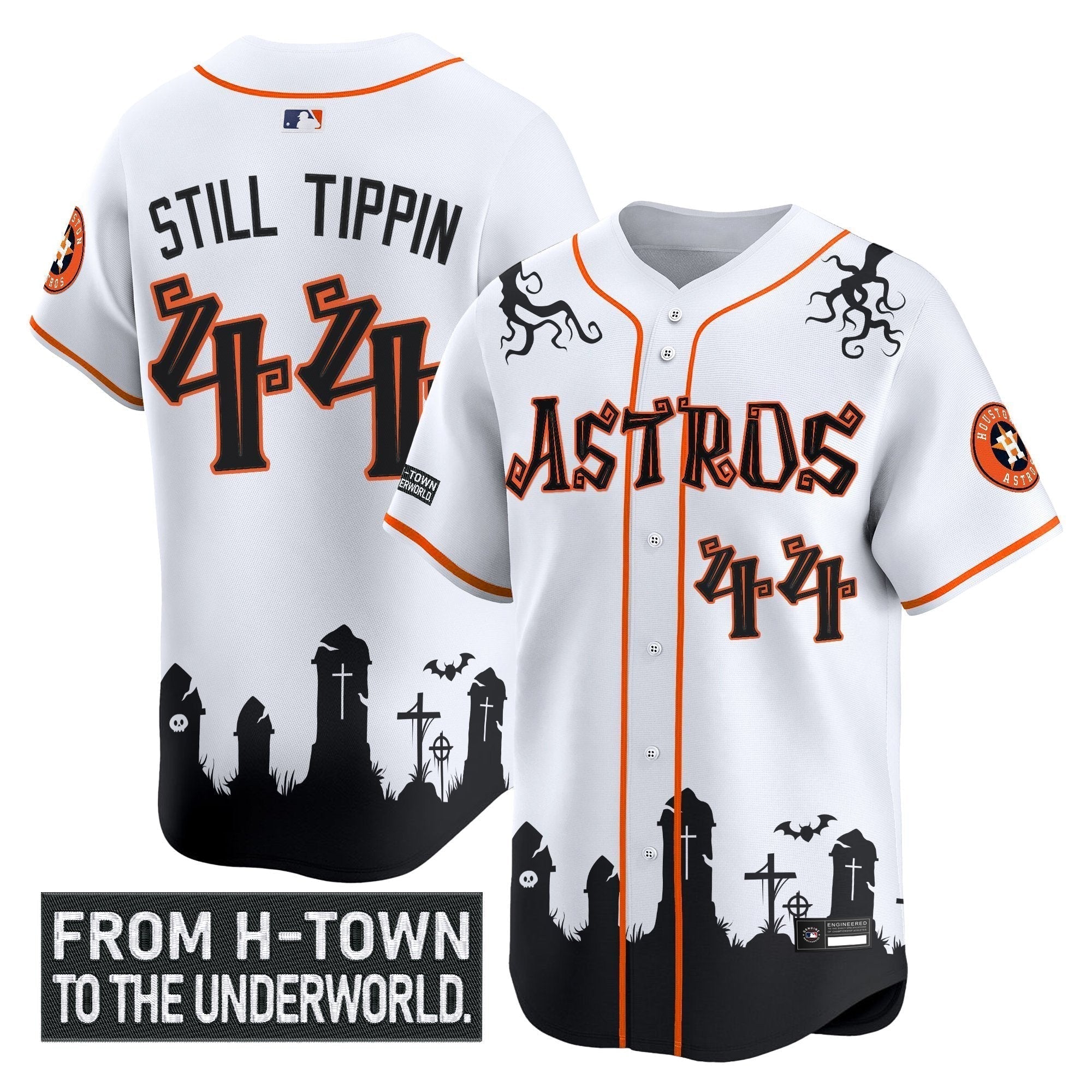 HOU 'Halloween Shadows Edition' Vapor Premier Limited Jersey - Stitched