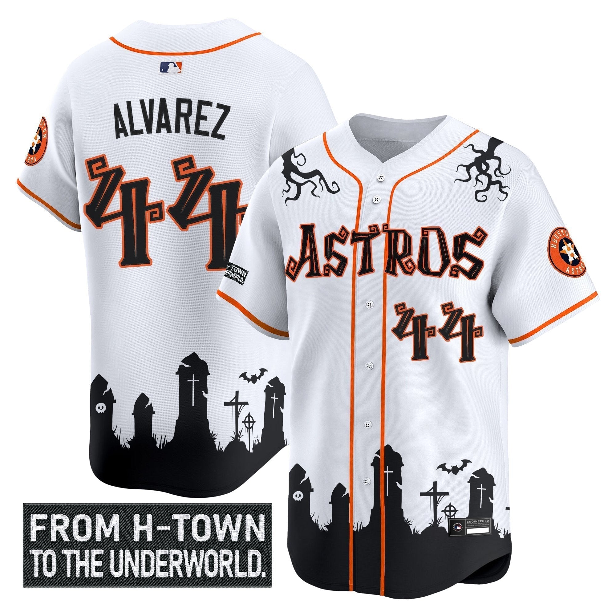 HOU 'Halloween Shadows Edition' Vapor Premier Limited Jersey - Stitched