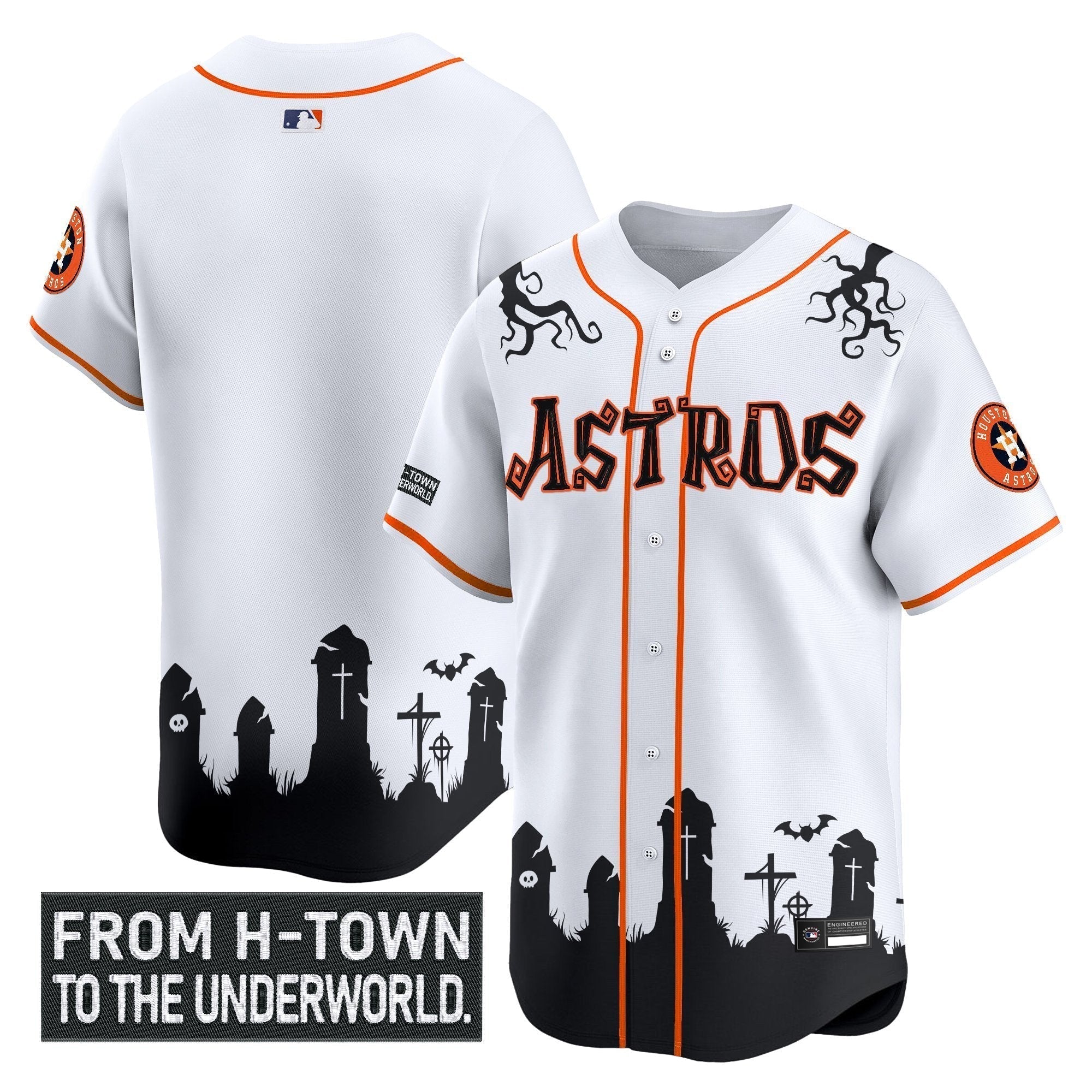 HOU 'Halloween Shadows Edition' Vapor Premier Limited Jersey - Stitched