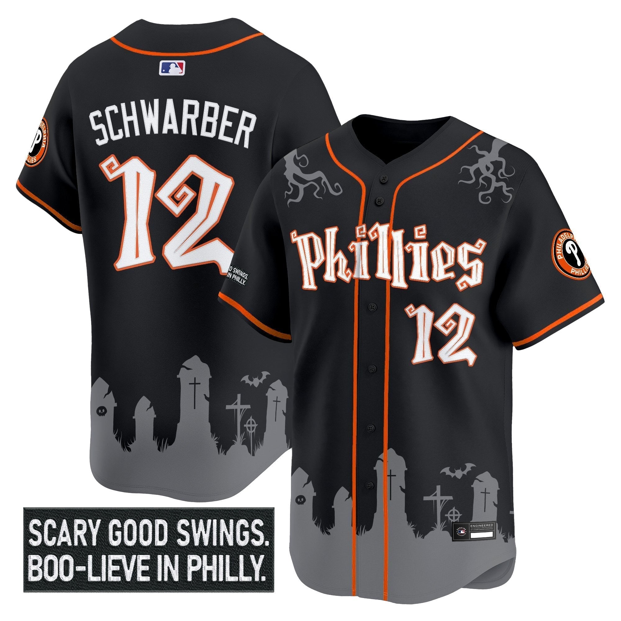 PHI 'Halloween Spooky Edition' Premier Limited Jersey - Stitched