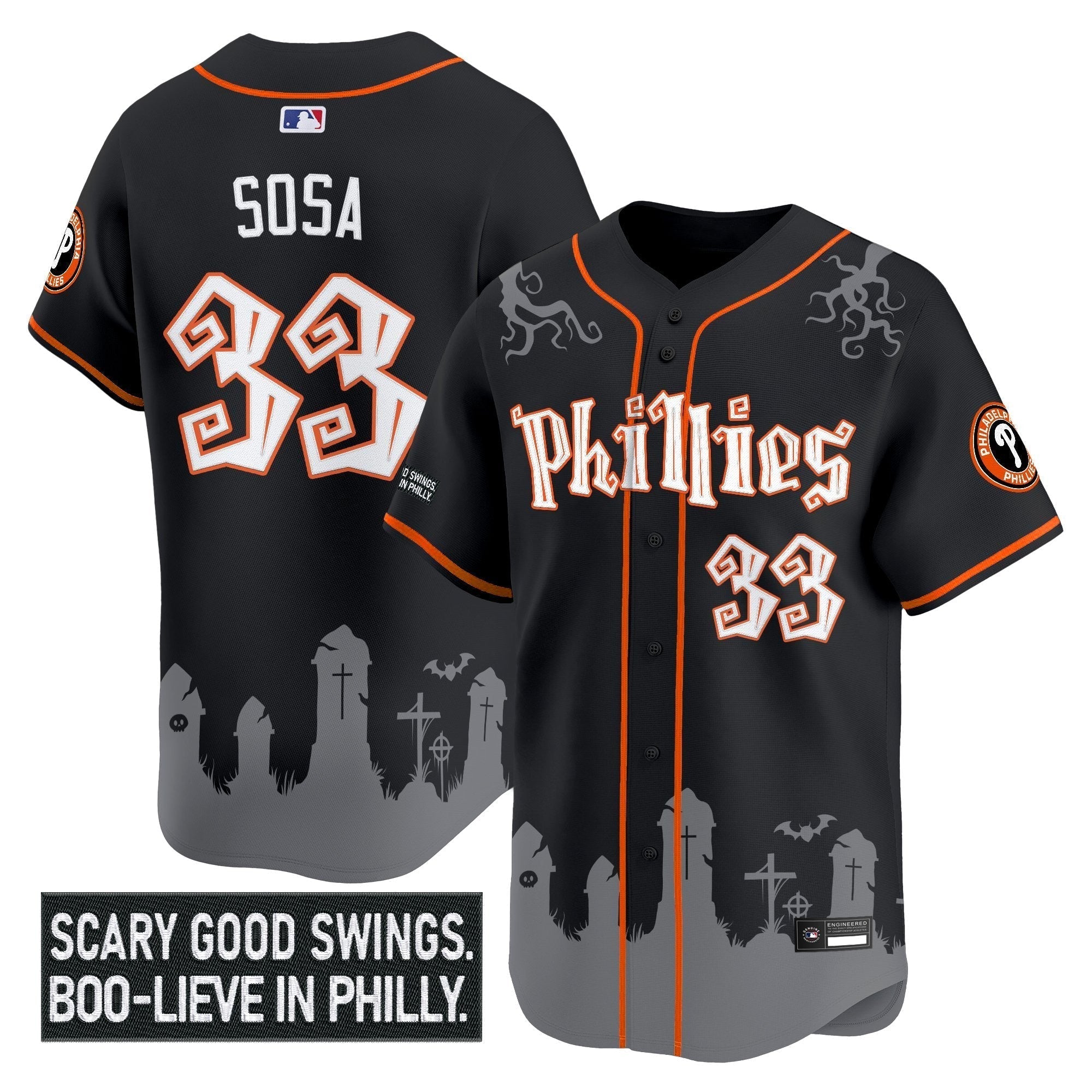 PHI 'Halloween Spooky Edition' Premier Limited Jersey - Stitched