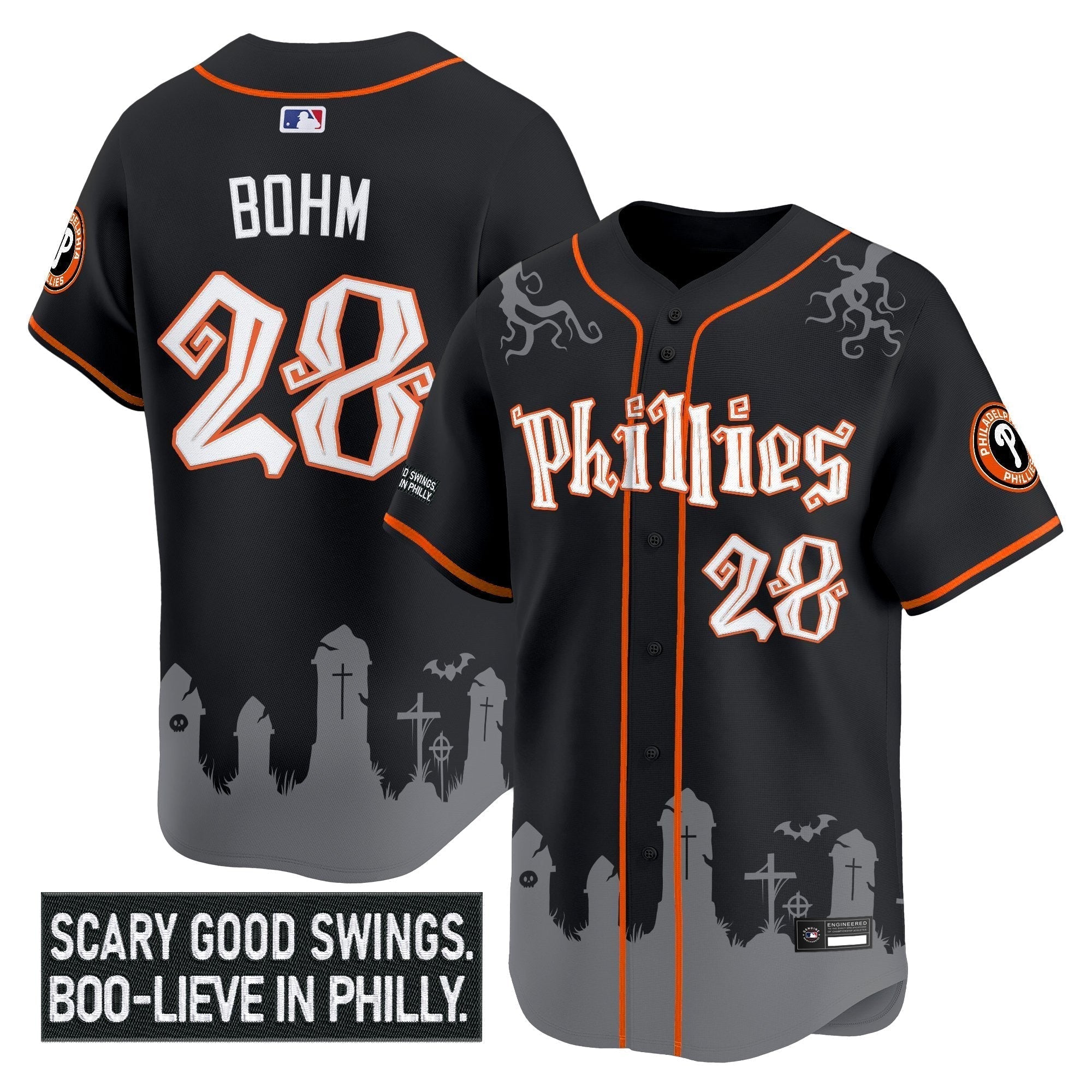 PHI 'Halloween Spooky Edition' Premier Limited Jersey - Stitched