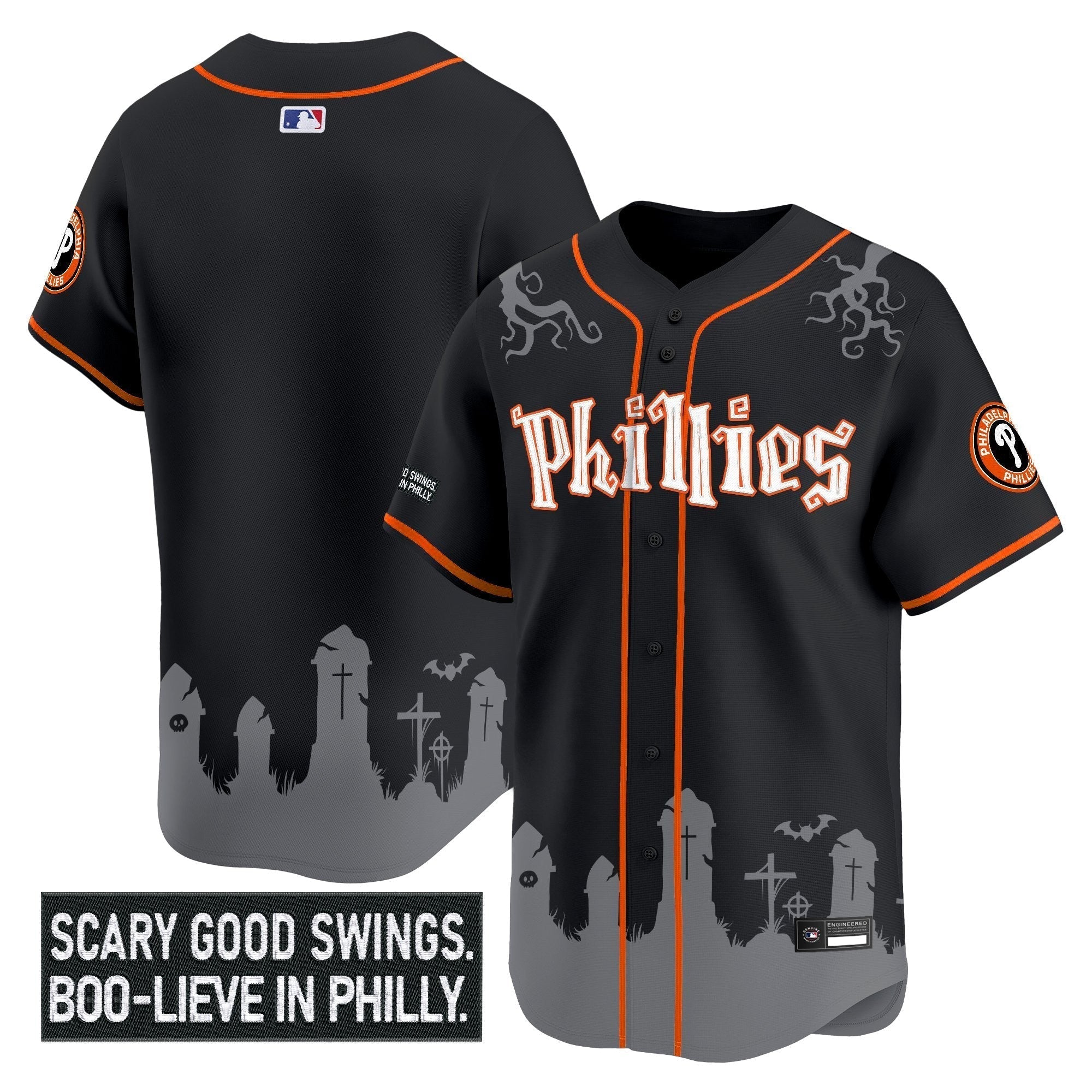 PHI 'Halloween Spooky Edition' Premier Limited Jersey - Stitched