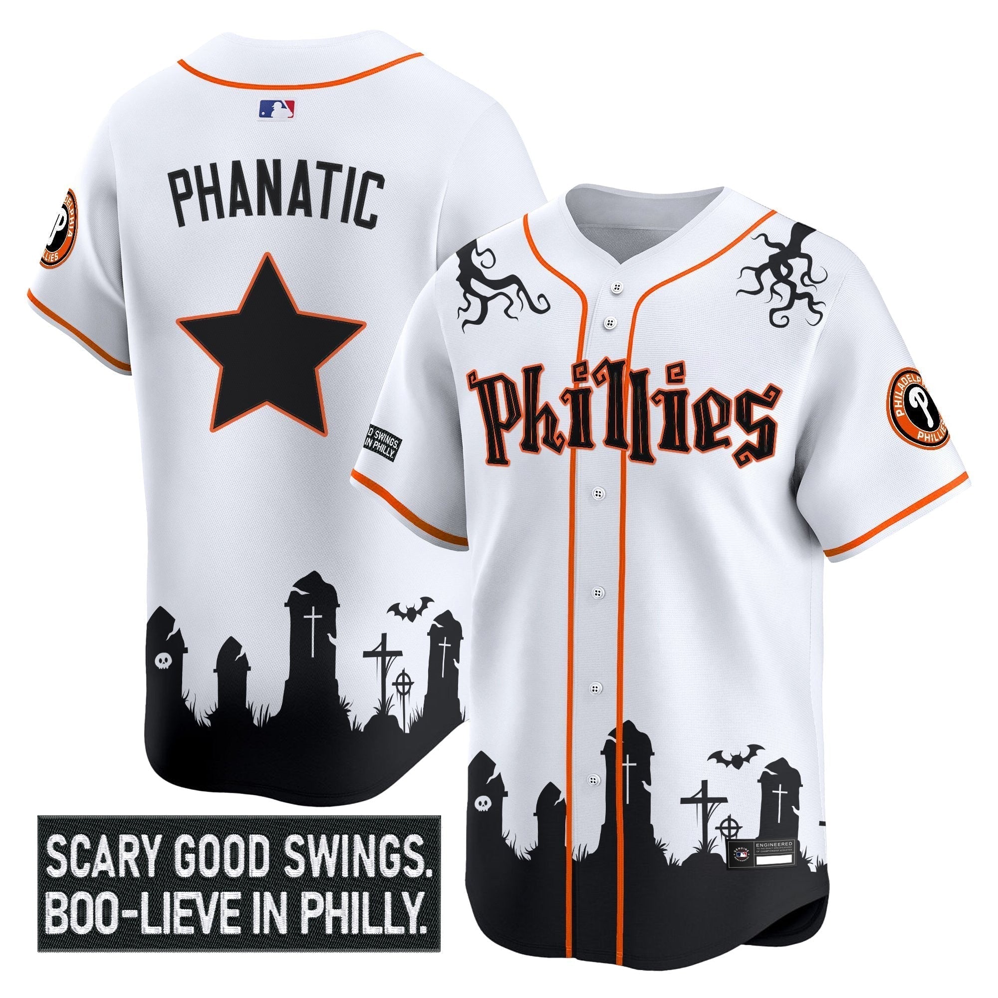 PHI 'Halloween Spooky Edition' Premier Limited Jersey - Stitched