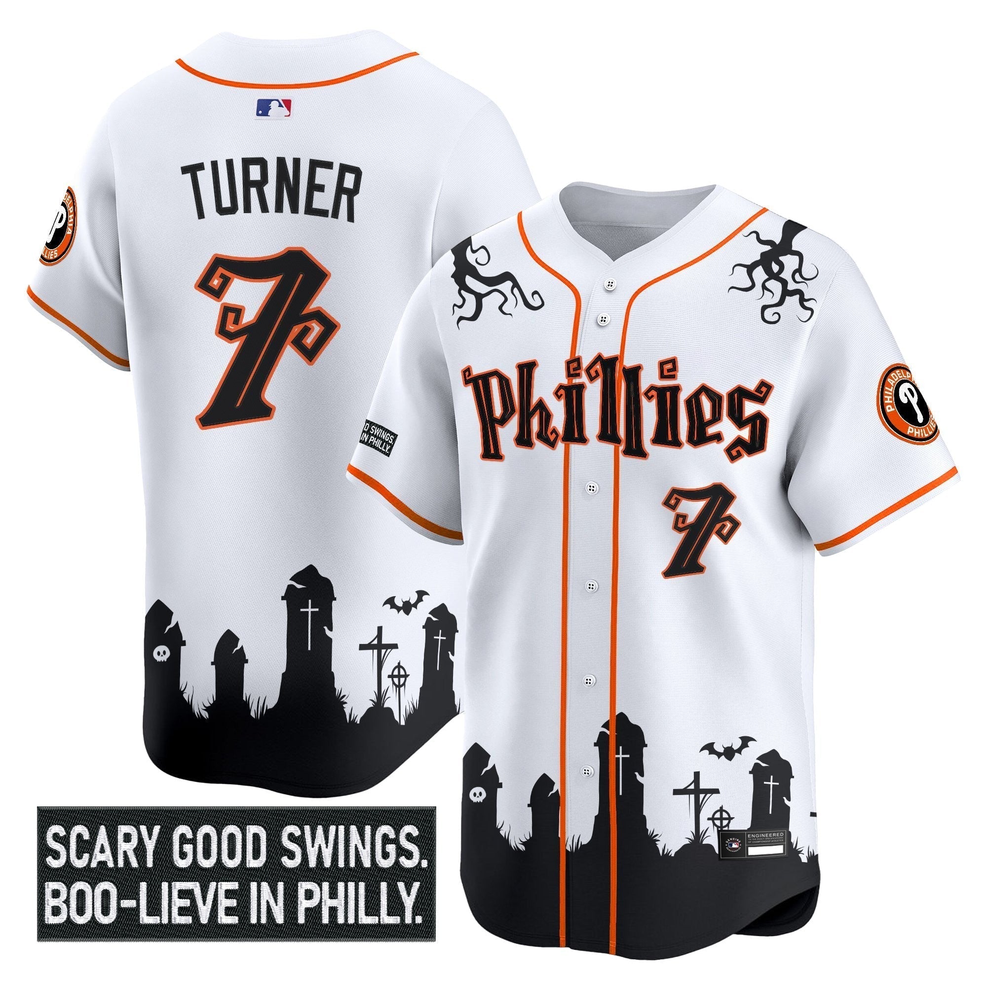 PHI 'Halloween Spooky Edition' Premier Limited Jersey - Stitched