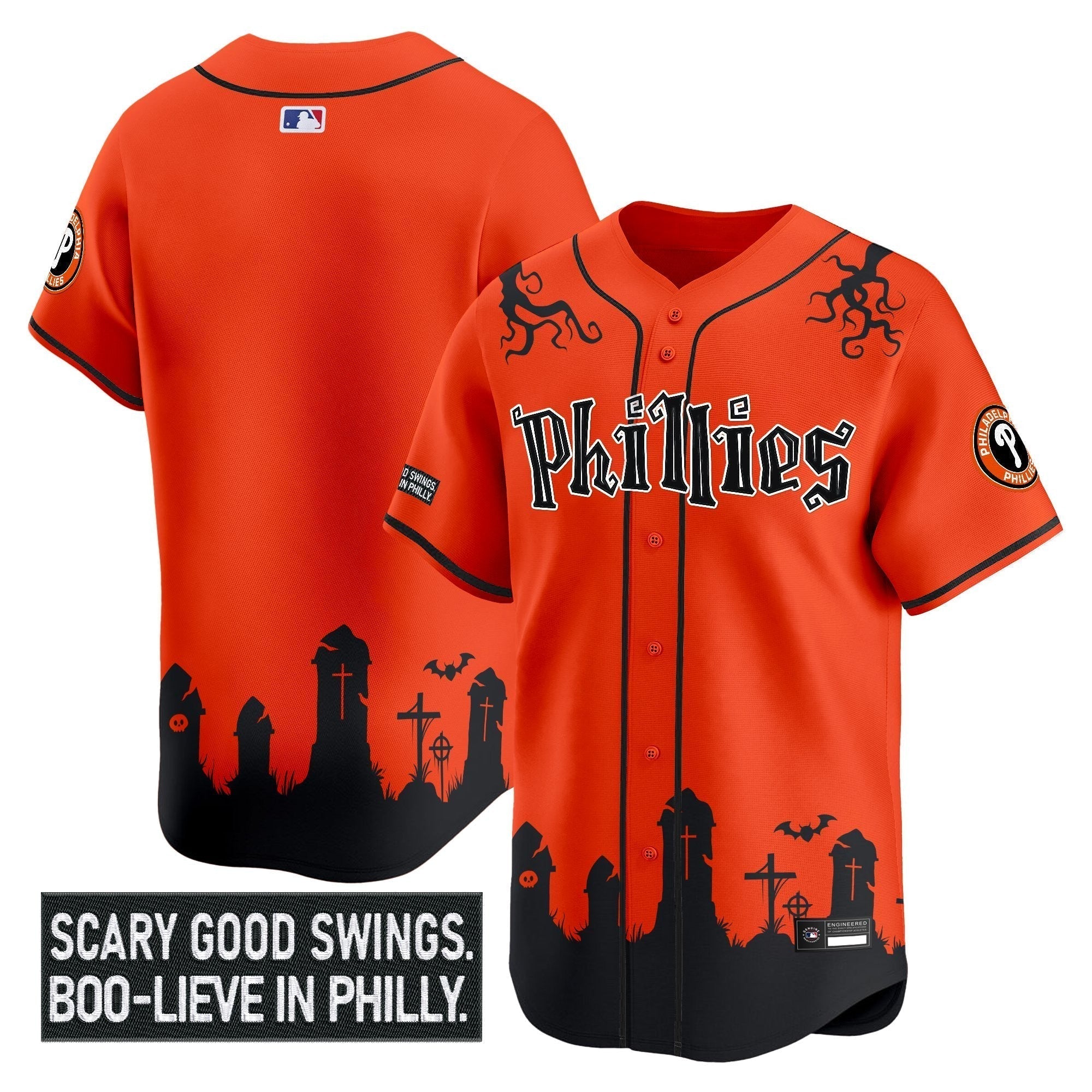PHI 'Halloween Spooky Edition' Premier Limited Jersey - Stitched