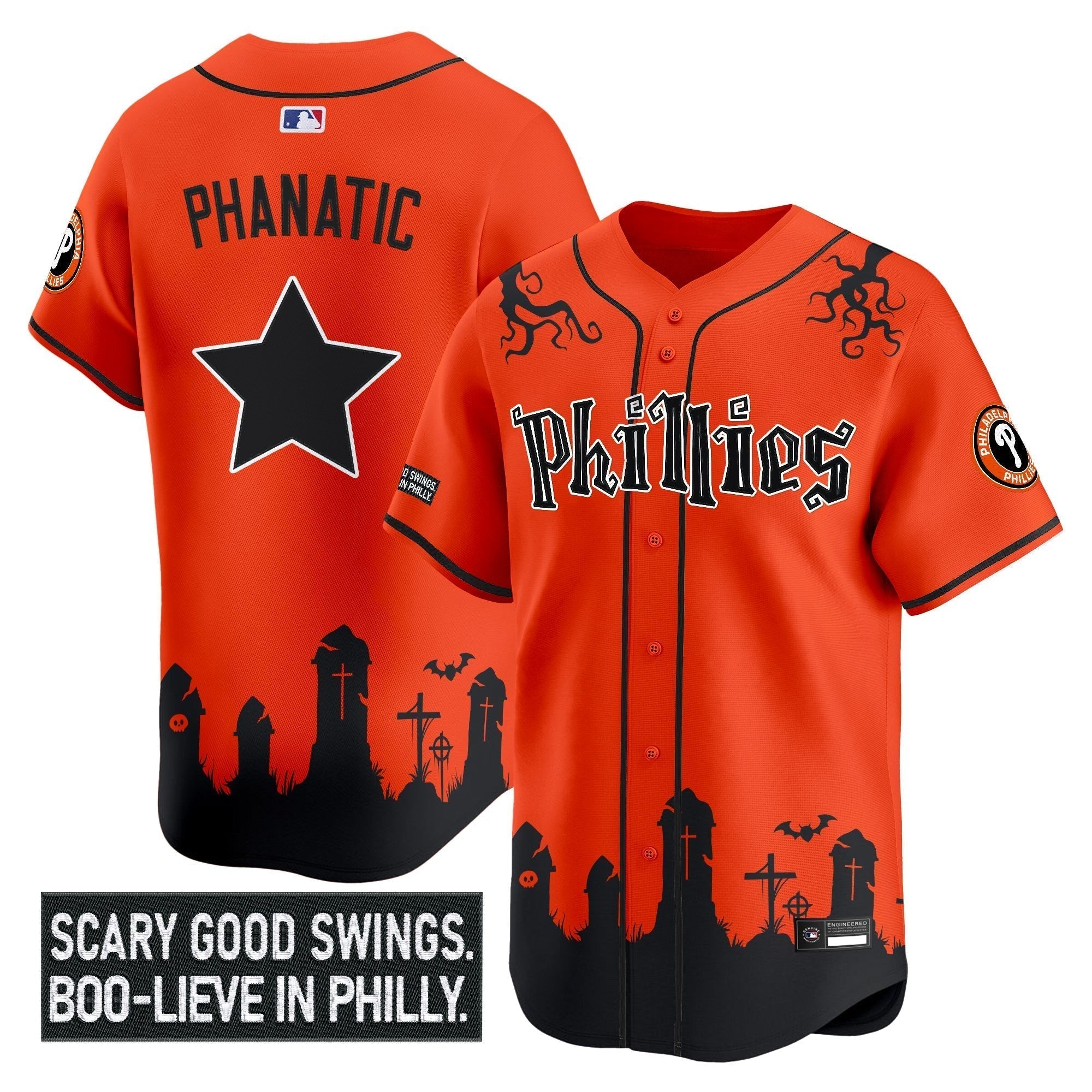 PHI 'Halloween Spooky Edition' Premier Limited Jersey - Stitched