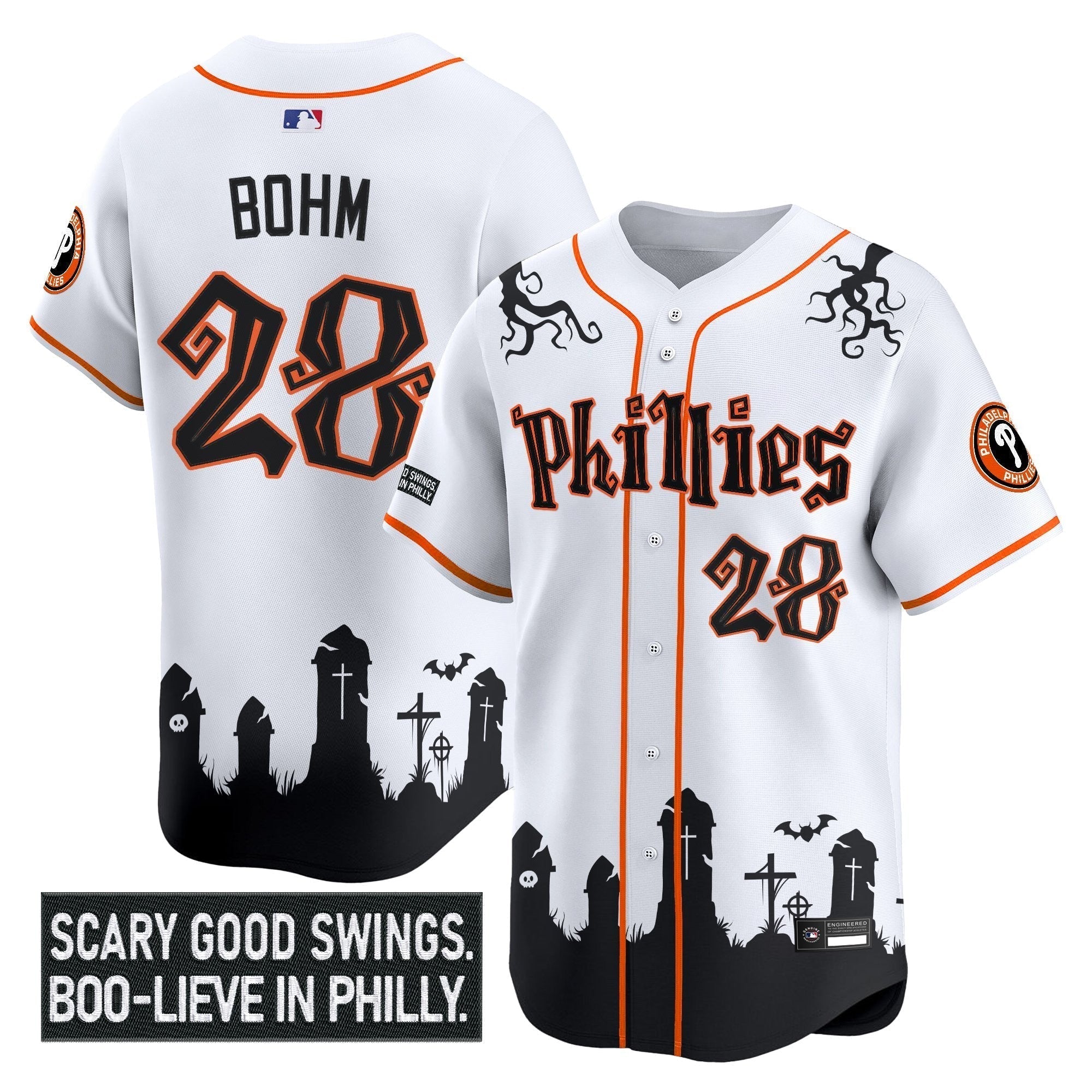 PHI 'Halloween Spooky Edition' Premier Limited Jersey - Stitched