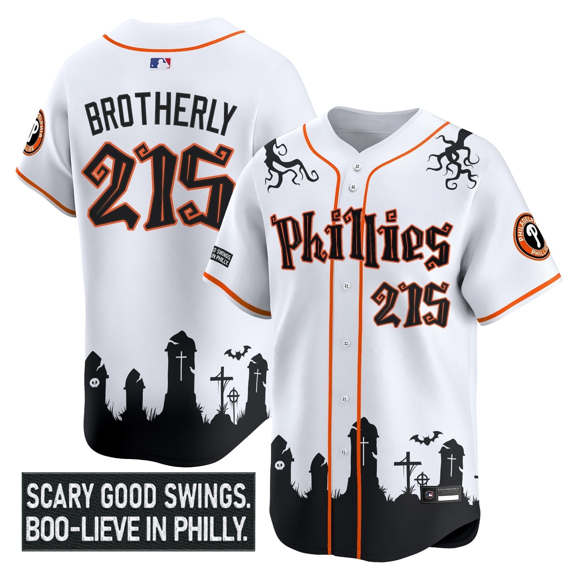 PHI 'Halloween Spooky Edition' Premier Limited Jersey - Stitched