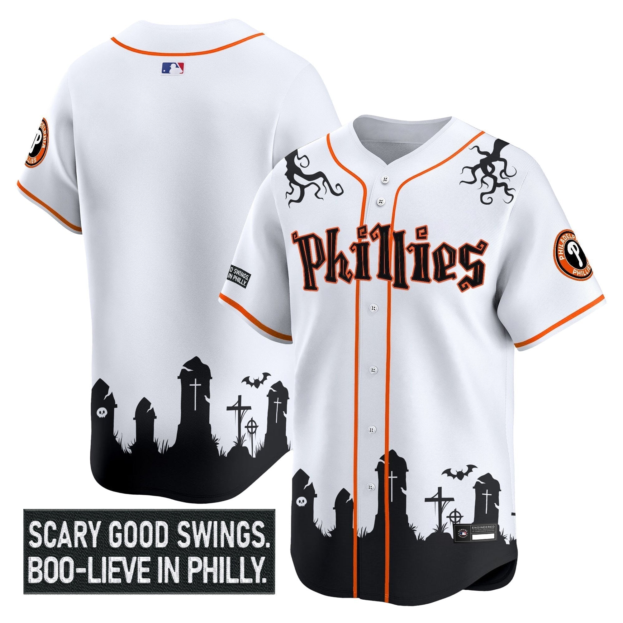 PHI 'Halloween Spooky Edition' Premier Limited Jersey - Stitched