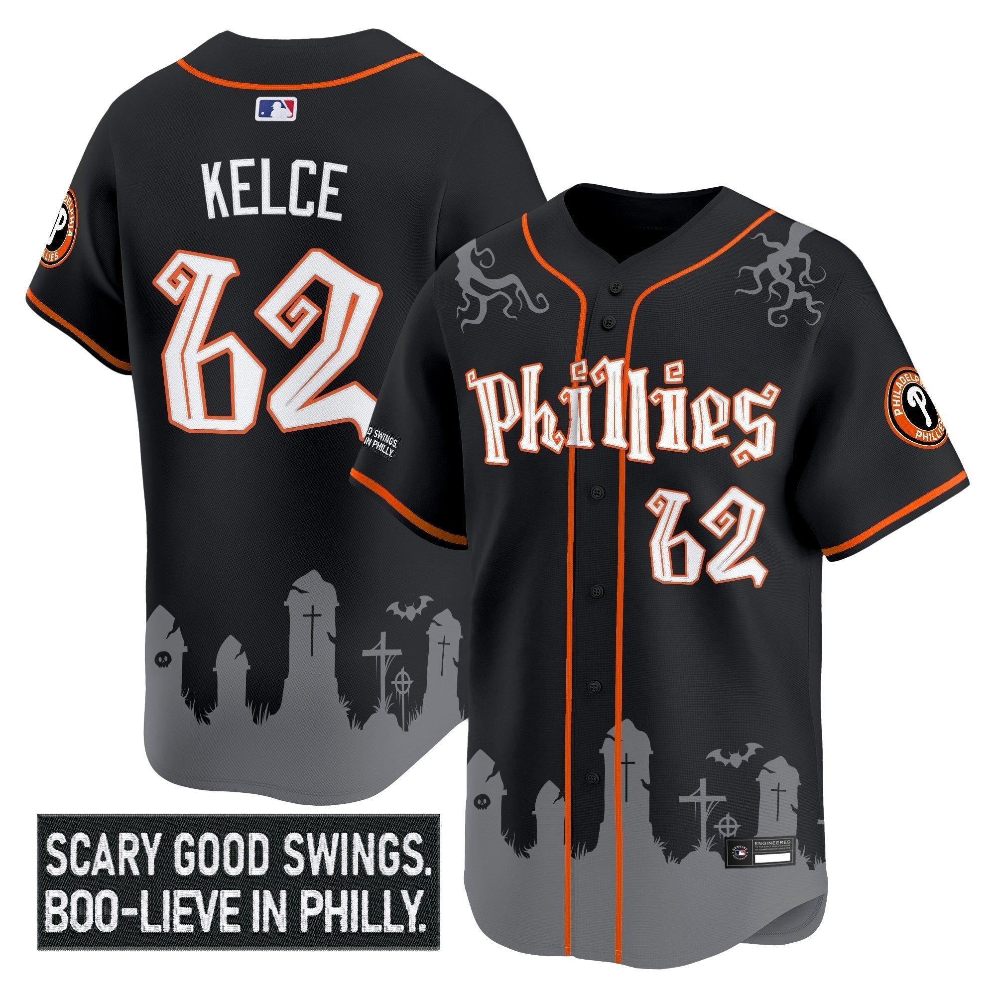 PHI 'Halloween Spooky Edition' Premier Limited Jersey - Stitched