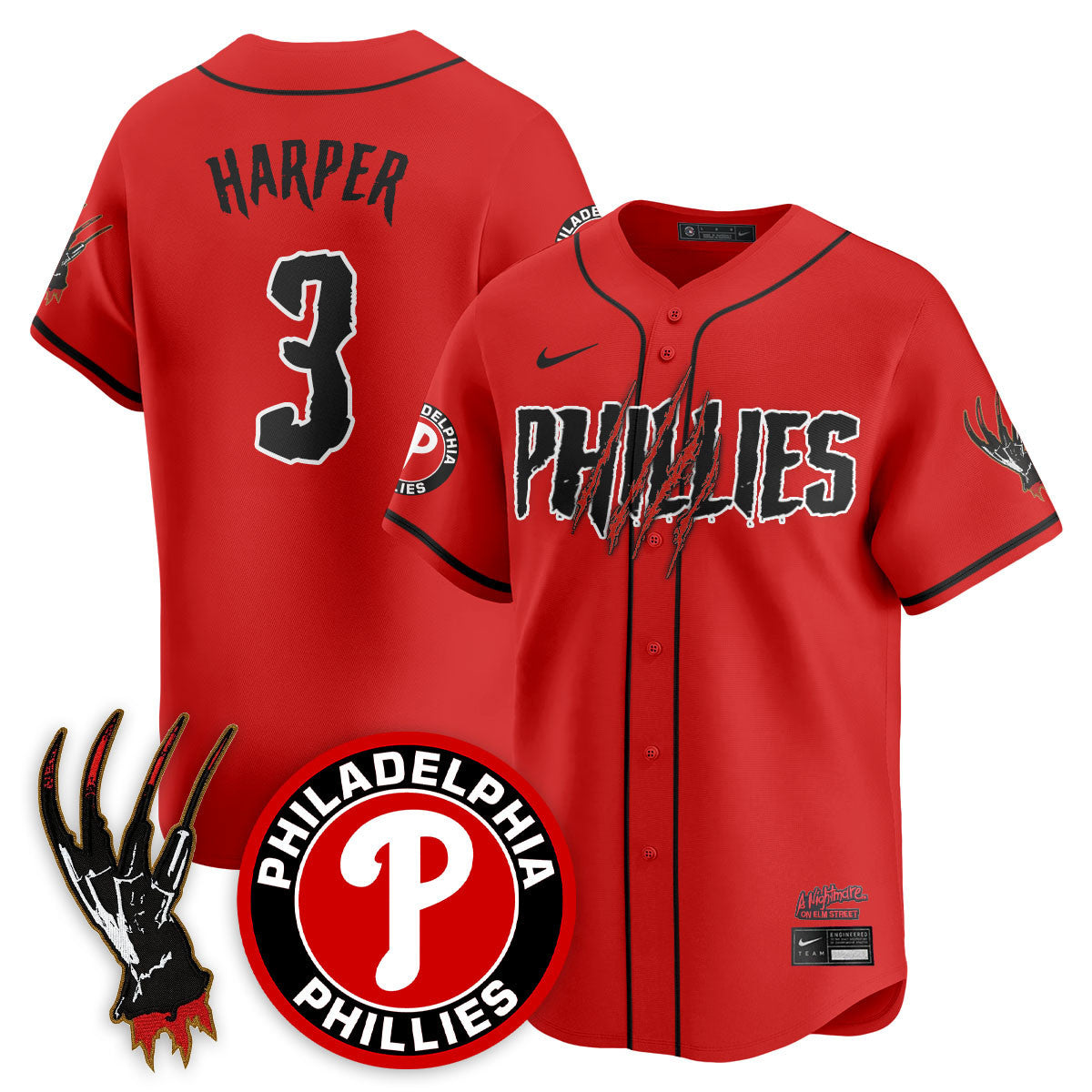 PHI "A Nightmare on Elm Street" Jersey - Stitched