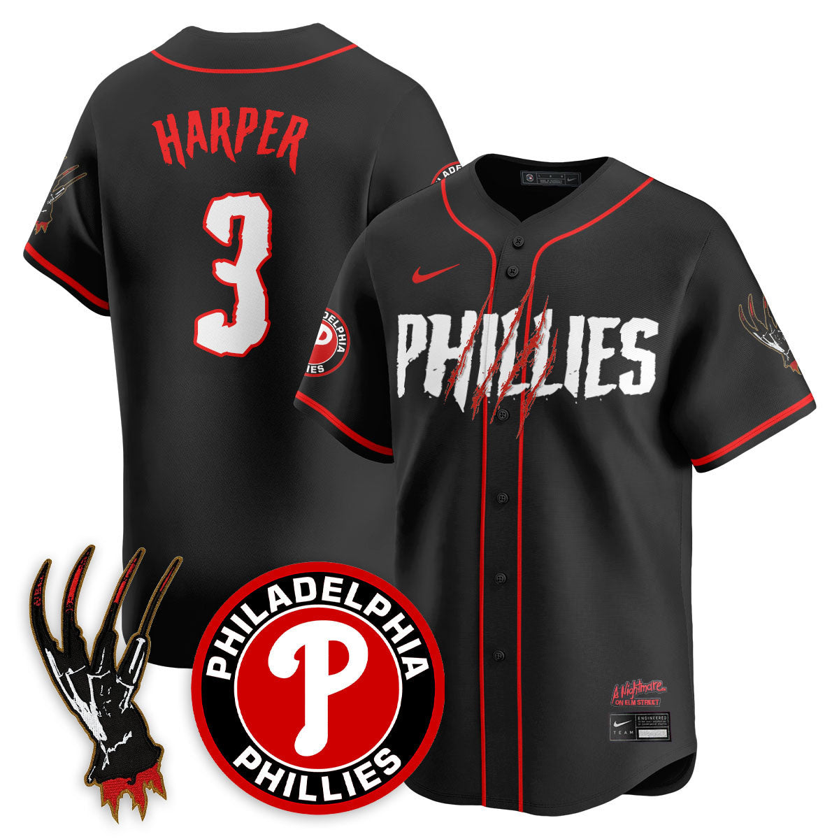 PHI "A Nightmare on Elm Street" Jersey - Stitched