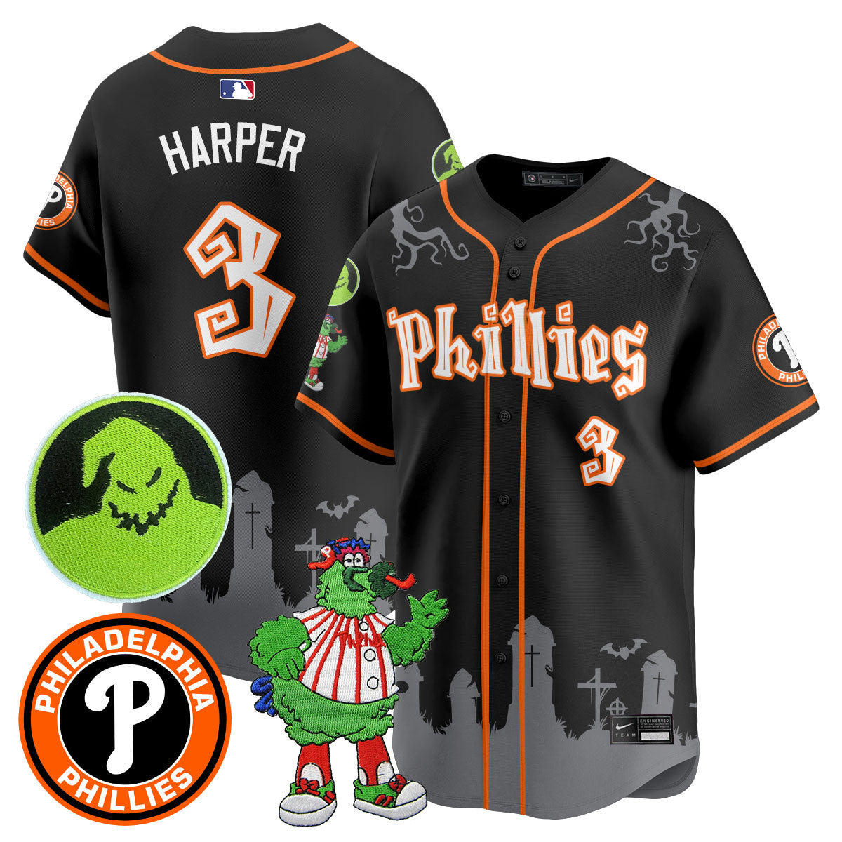 PHI Oogie Boogie & Phanatic Premier Limited Jersey - Stitched
