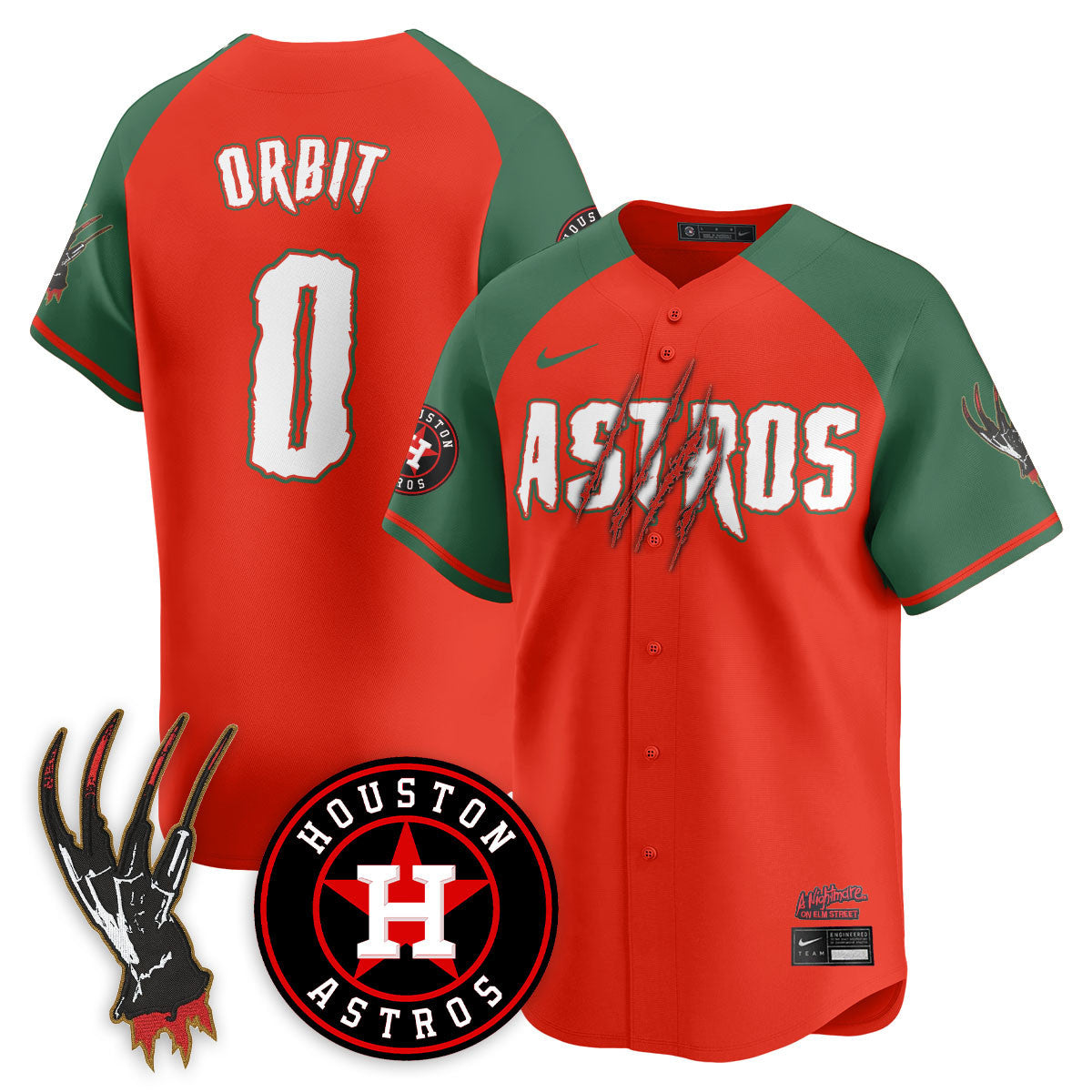 HOU "A Nightmare on Elm Street" Jersey - Stitched