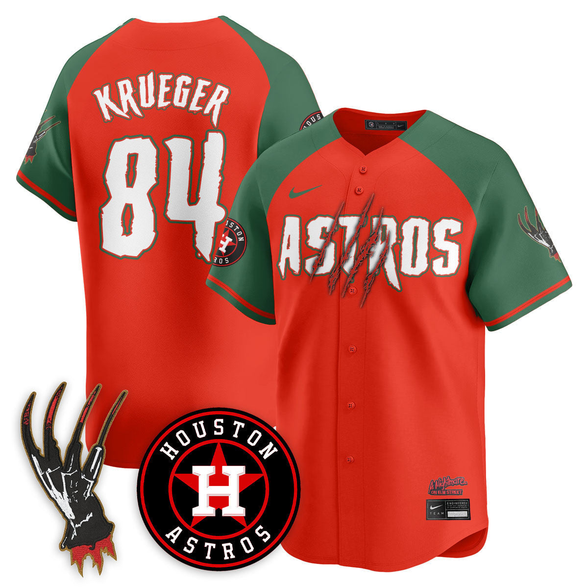 HOU "A Nightmare on Elm Street" Jersey - Stitched
