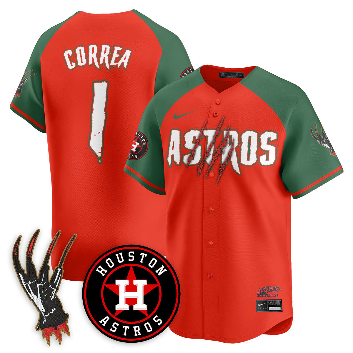 HOU "A Nightmare on Elm Street" Jersey - Stitched