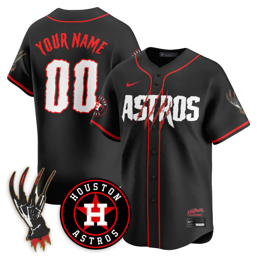 HOU "A Nightmare on Elm Street" Jersey - Stitched