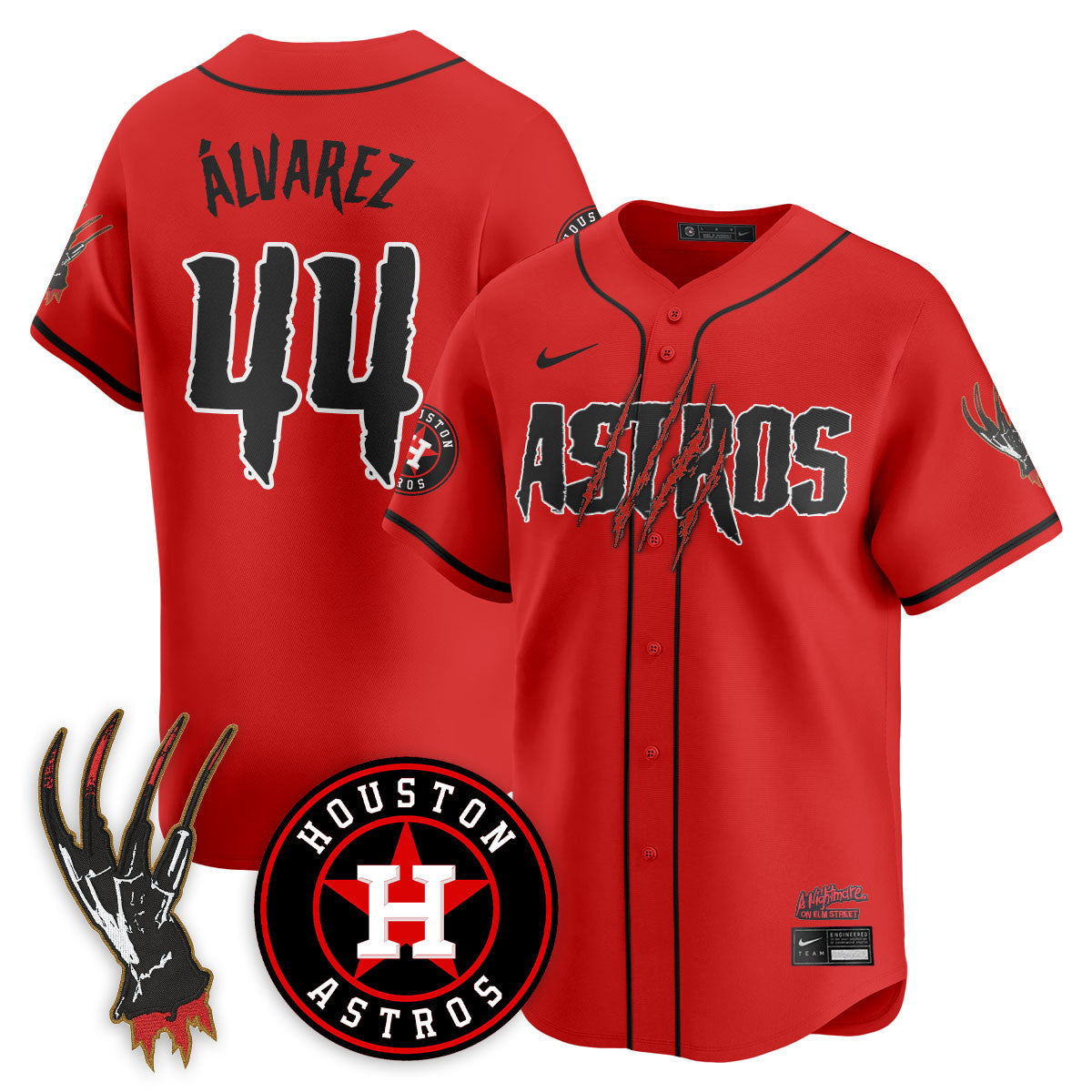 HOU "A Nightmare on Elm Street" Jersey - Stitched