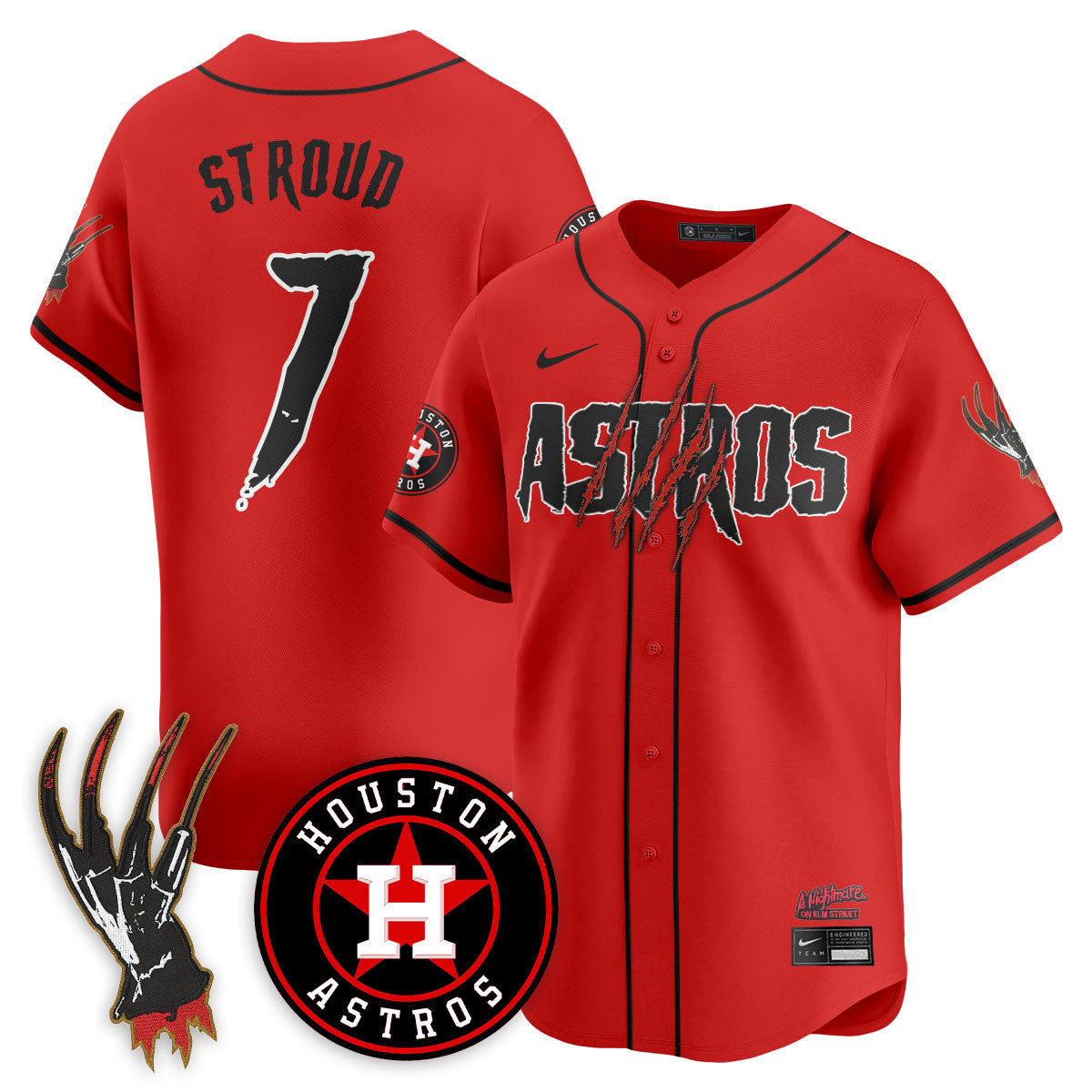 HOU "A Nightmare on Elm Street" Jersey - Stitched