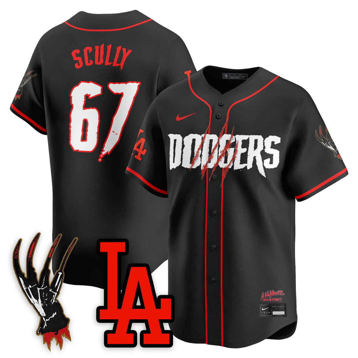LAD "A Nightmare on Elm Street" Jersey - Stitched