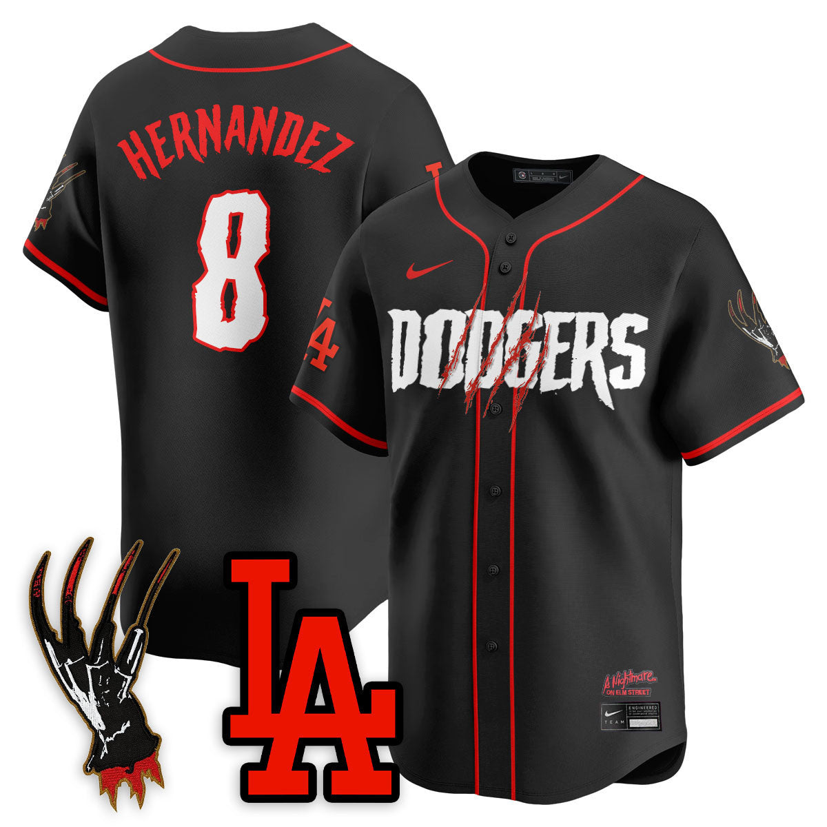 LAD "A Nightmare on Elm Street" Jersey - Stitched