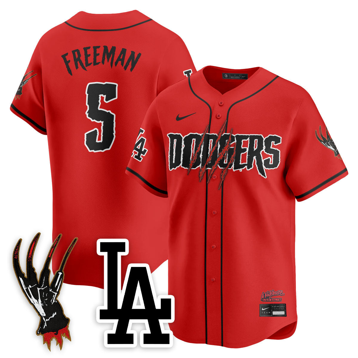 LAD "A Nightmare on Elm Street" Jersey - Stitched