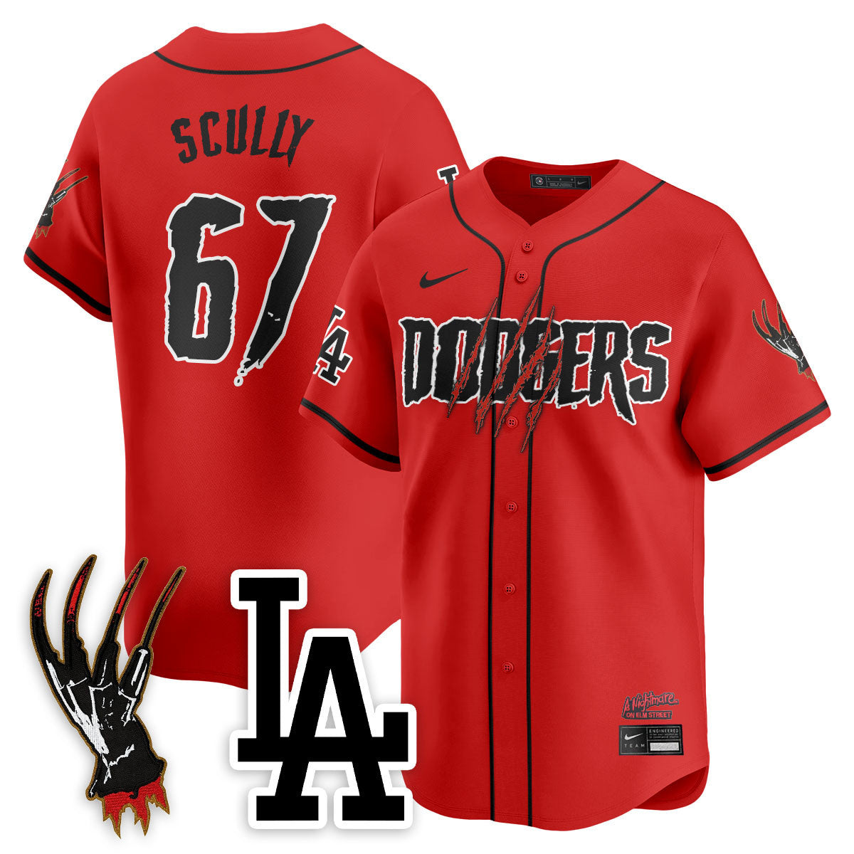 LAD "A Nightmare on Elm Street" Jersey - Stitched