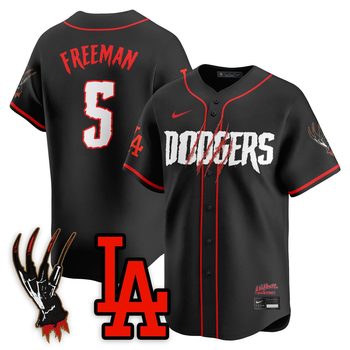 LAD "A Nightmare on Elm Street" Jersey - Stitched
