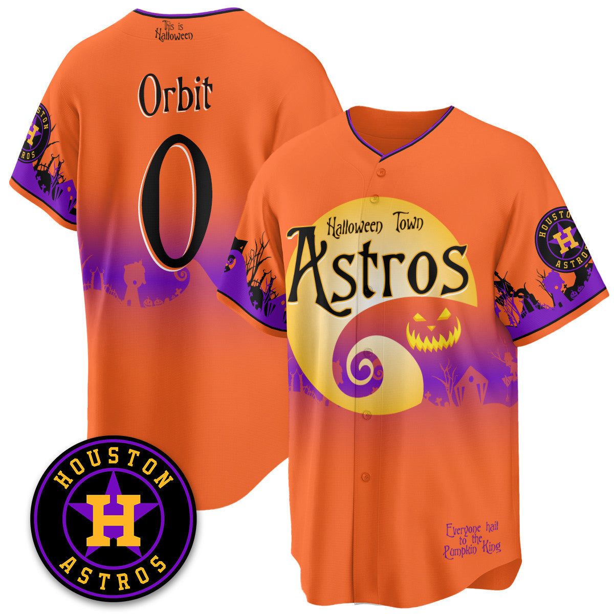 HOU "Halloween Town" Limited Jersey - Stitched