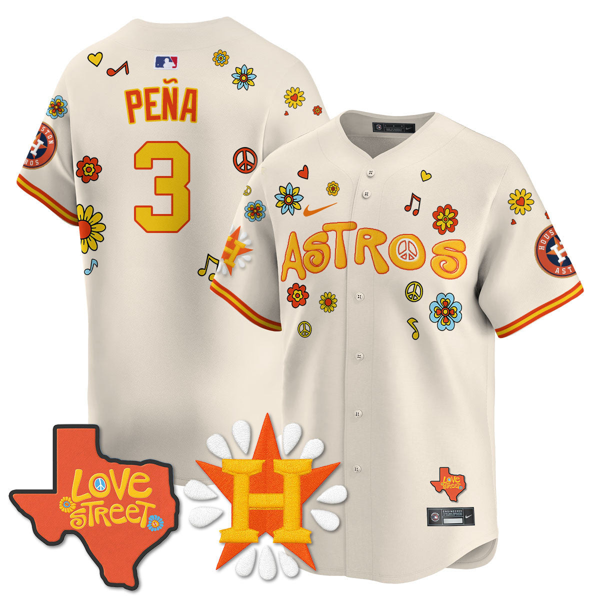 HOU "Love Street" Limited Jersey - Stitched