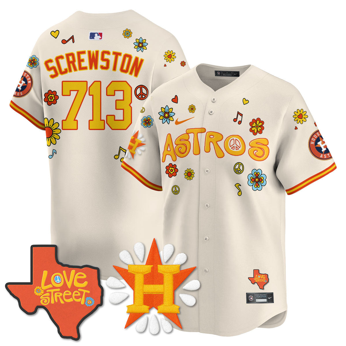 HOU "Love Street" Limited Jersey - Stitched
