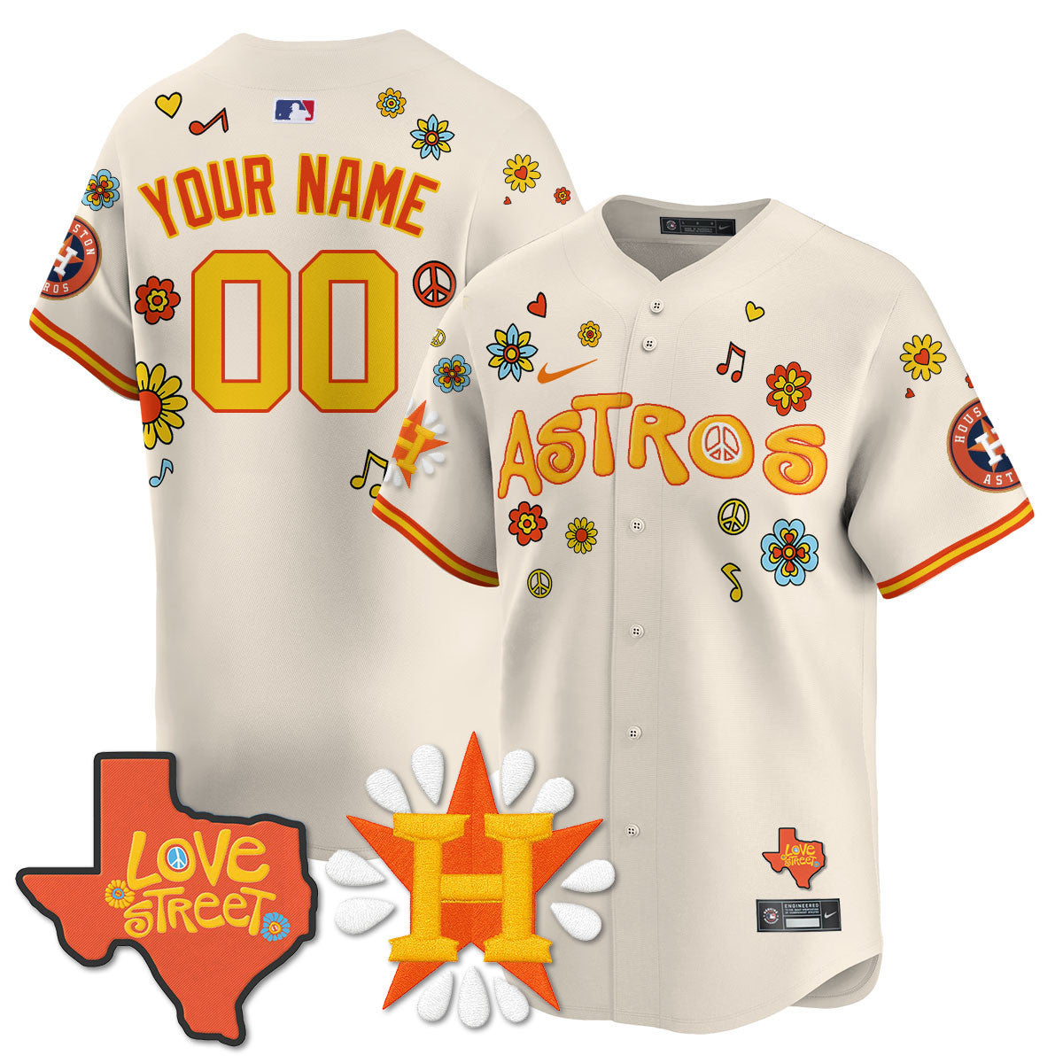 HOU "Love Street" Limited Jersey - Stitched