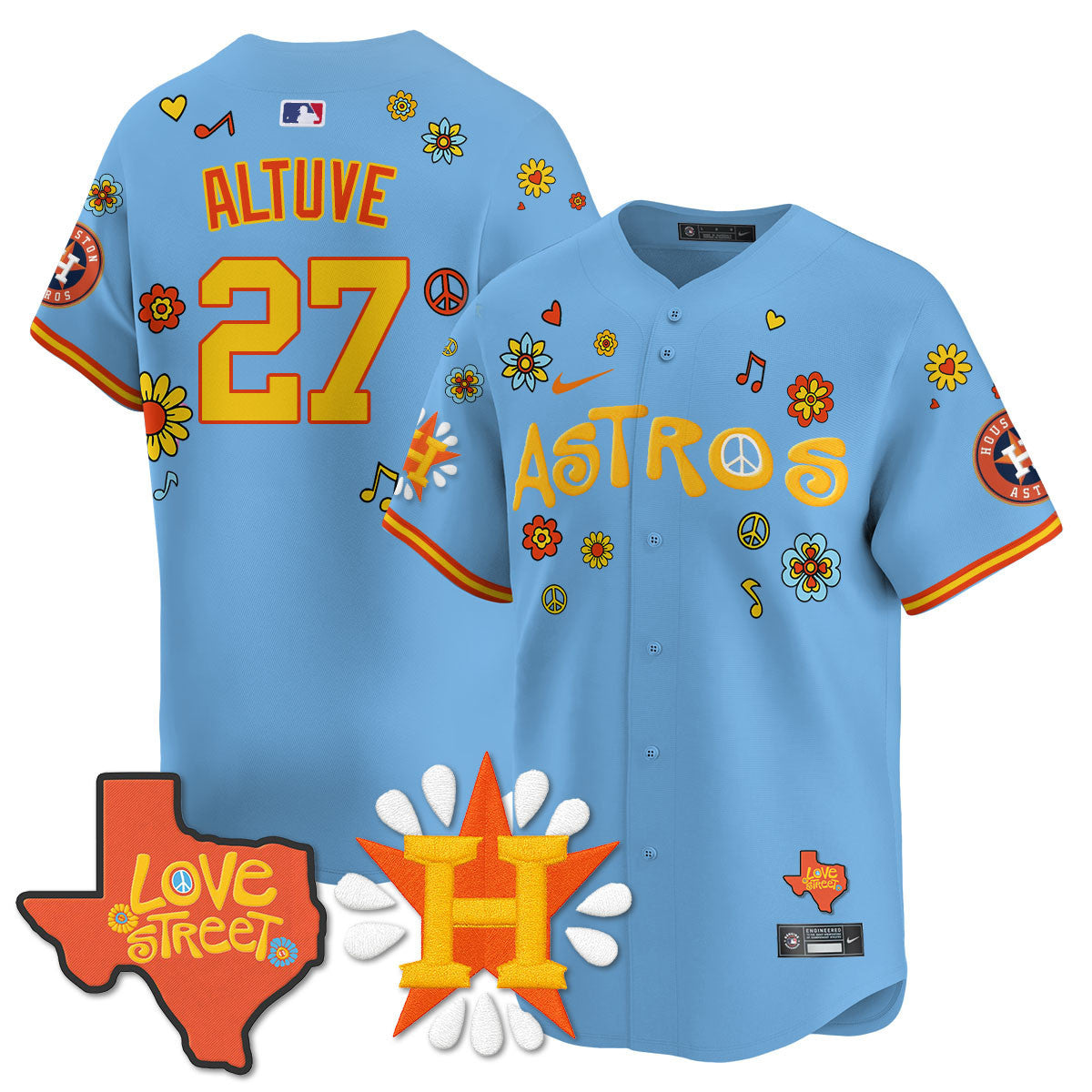 HOU "Love Street" Limited Jersey - Stitched