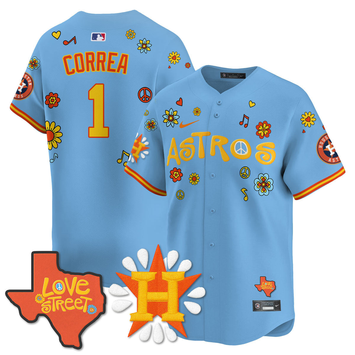 HOU "Love Street" Limited Jersey - Stitched