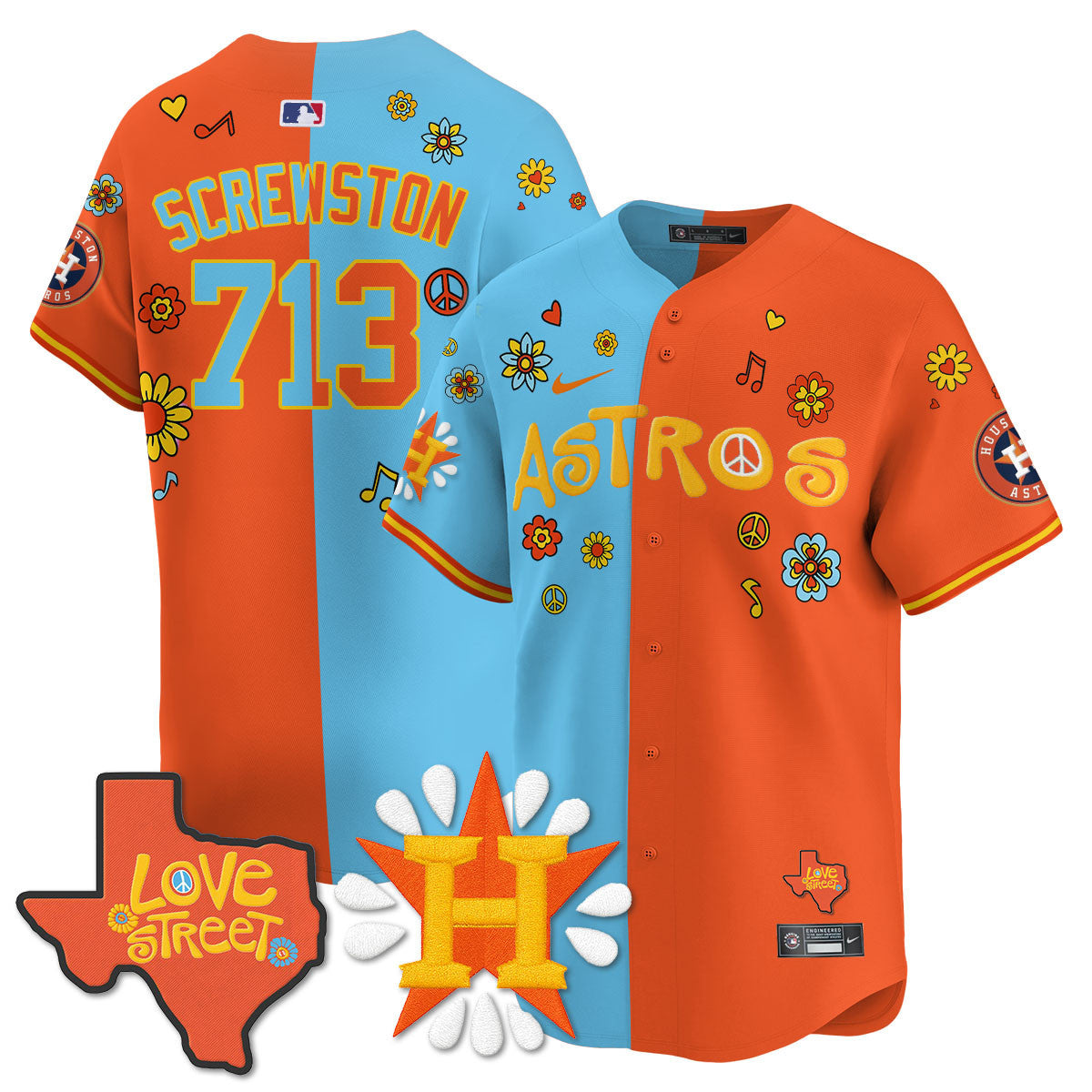 HOU "Love Street" Limited Jersey - Stitched