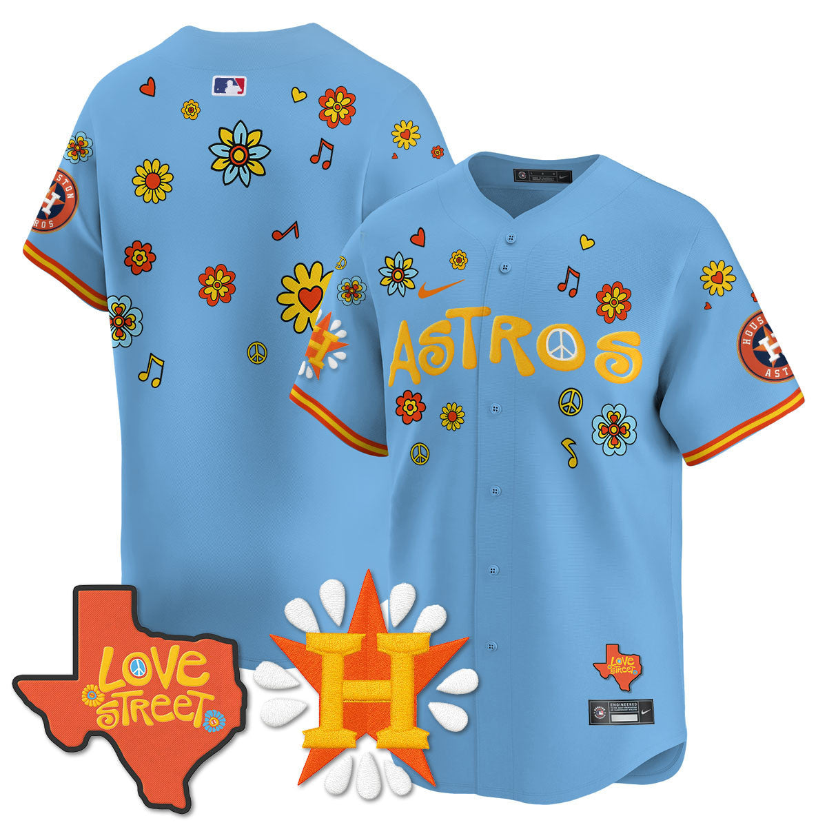 HOU "Love Street" Limited Jersey - Stitched
