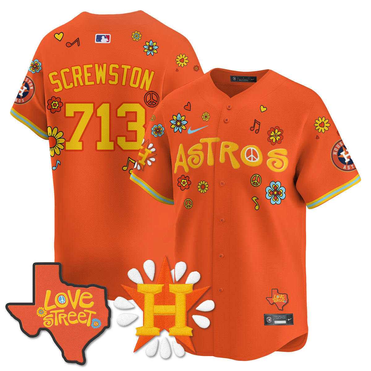 HOU "Love Street" Limited Jersey - Stitched