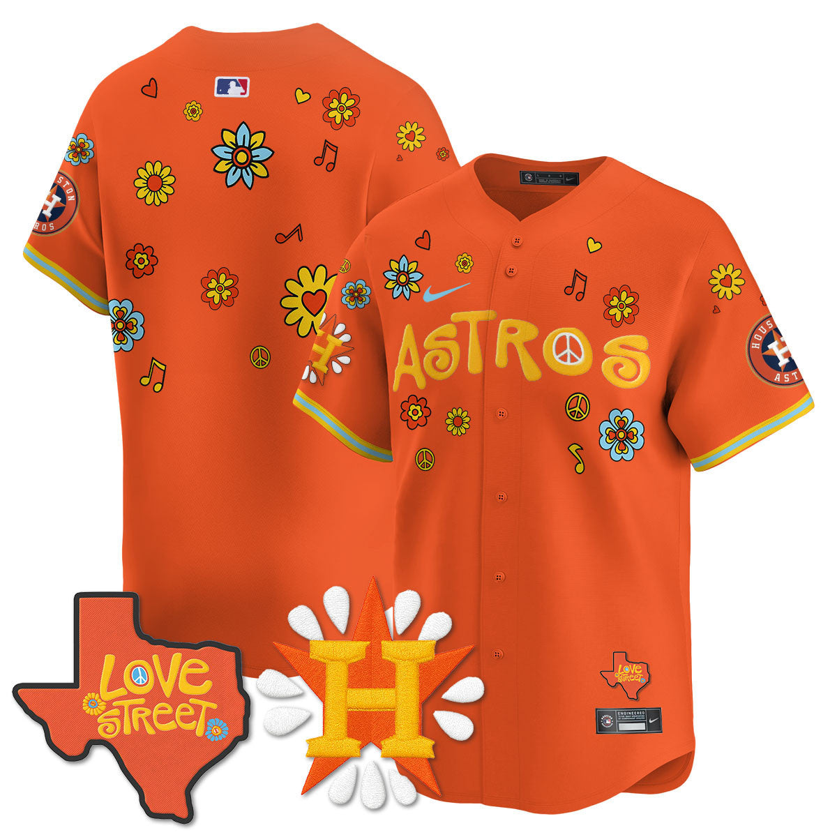 HOU "Love Street" Limited Jersey - Stitched