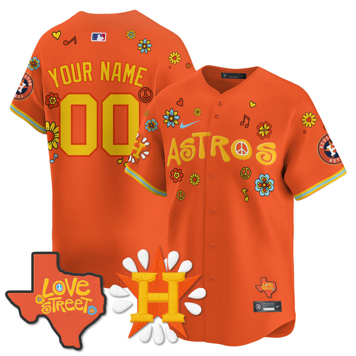 HOU "Love Street" Limited Jersey - Stitched
