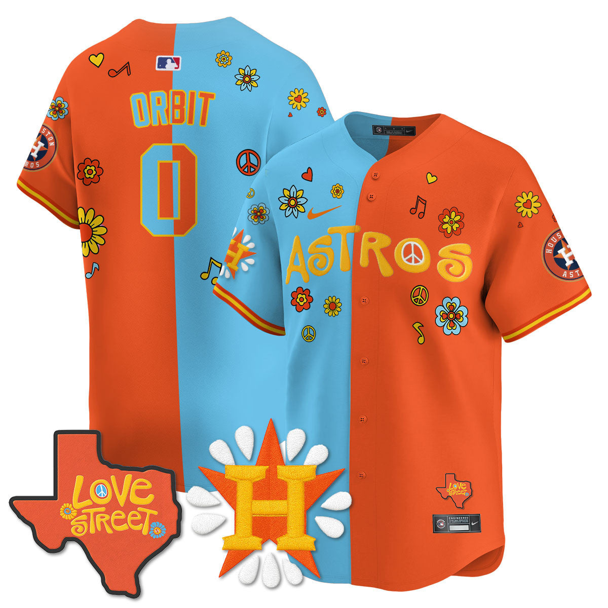 HOU "Love Street" Limited Jersey - Stitched