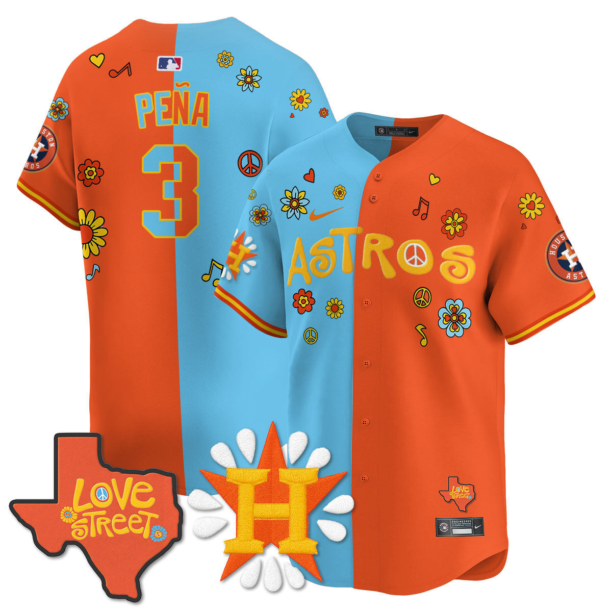 HOU "Love Street" Limited Jersey - Stitched