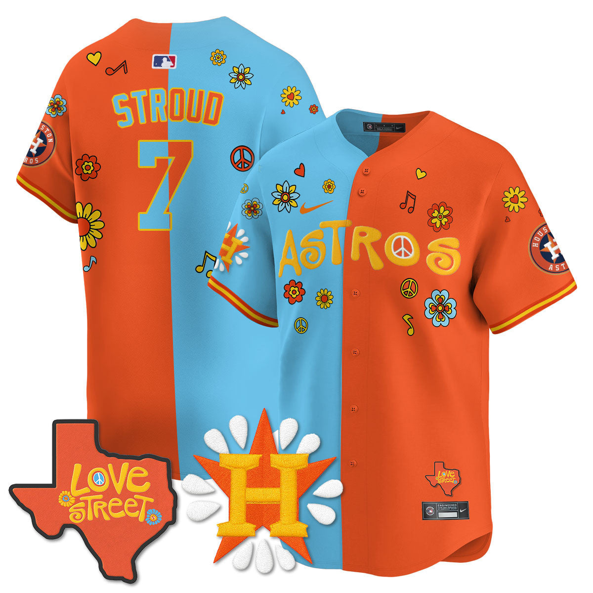 HOU "Love Street" Limited Jersey - Stitched