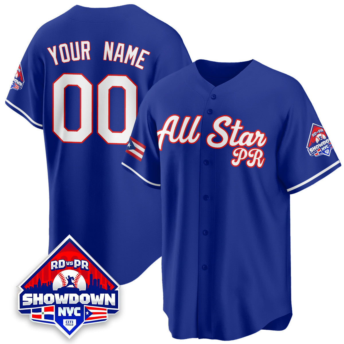 Puerto Rican Baseball All-Star 2025 Jersey - Stitched