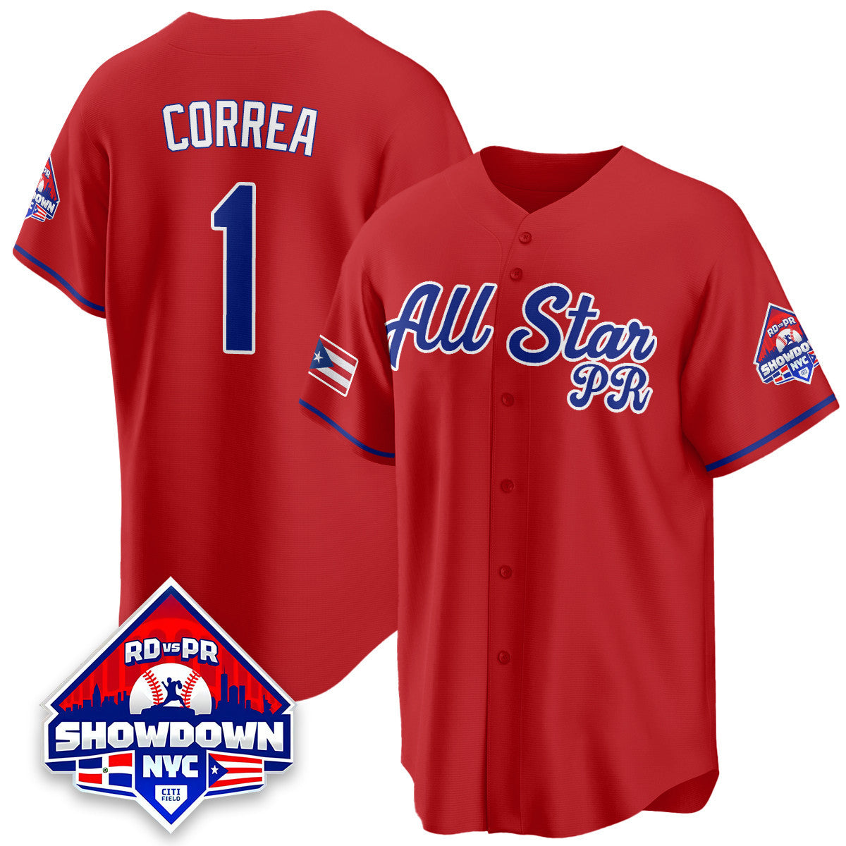 Puerto Rican Baseball All-Star 2025 Jersey - Stitched