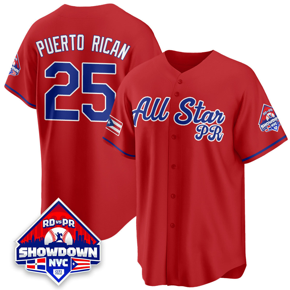 Puerto Rican Baseball All-Star 2025 Jersey - Stitched
