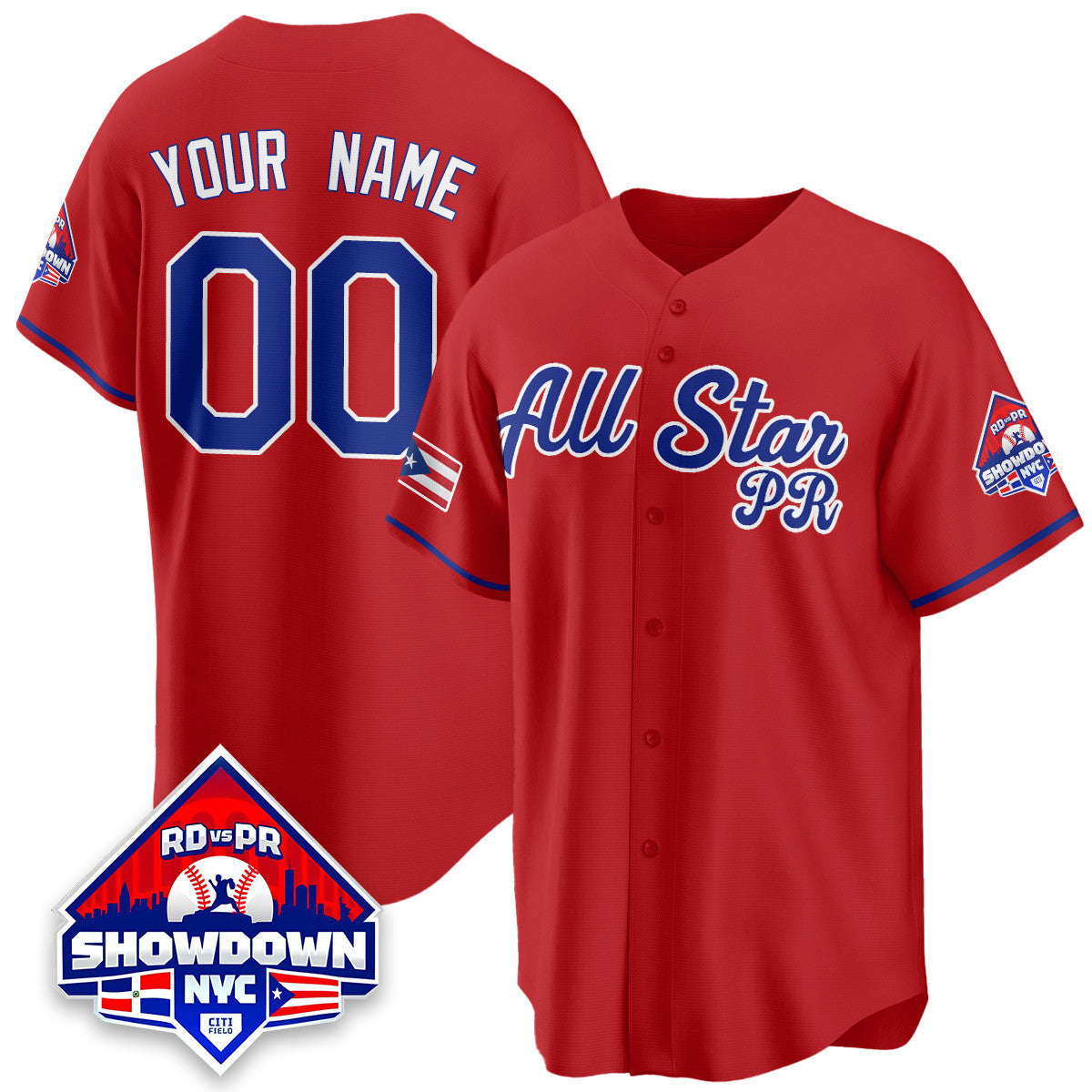 Puerto Rican Baseball All-Star 2025 Jersey - Stitched