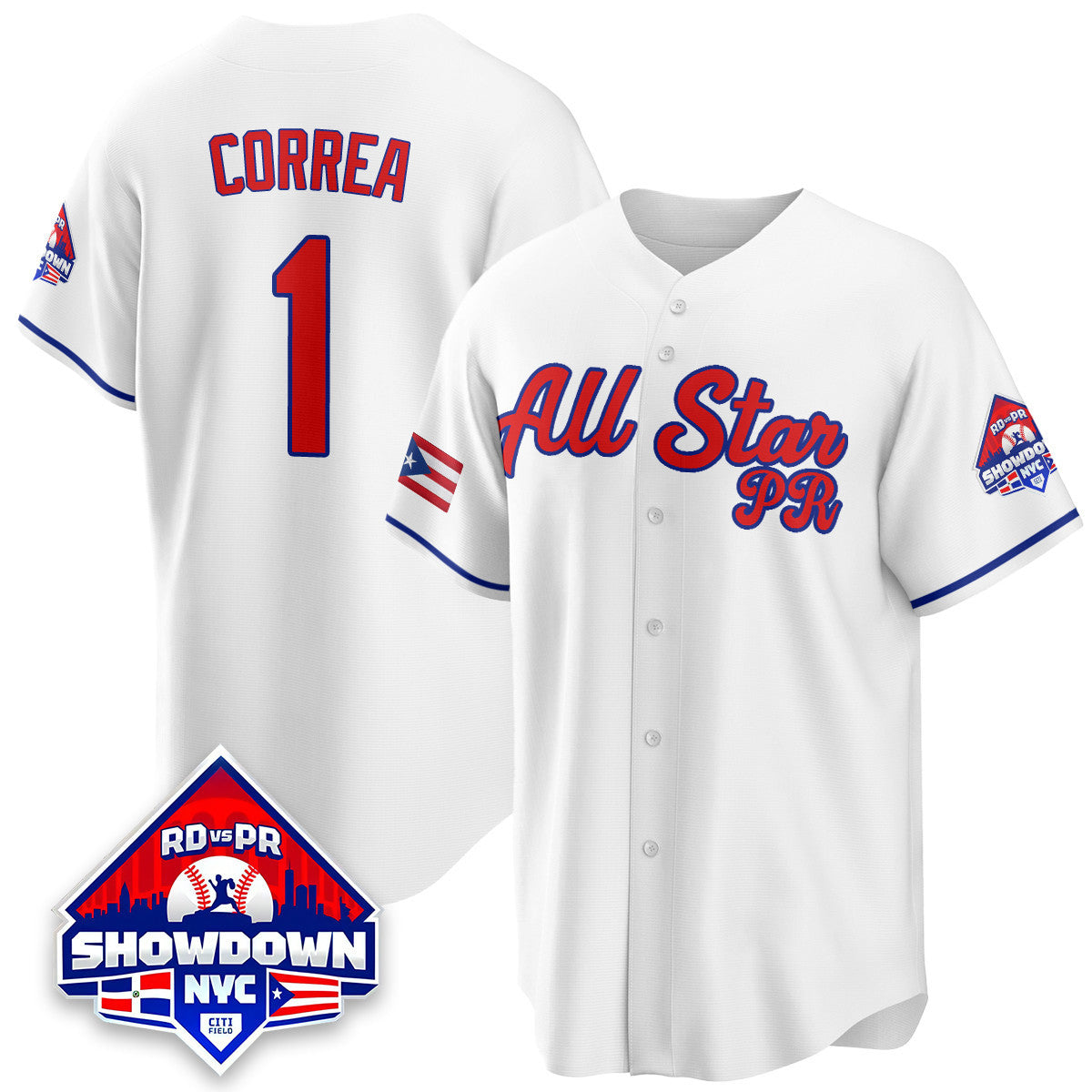 Puerto Rican Baseball All-Star 2025 Jersey - Stitched