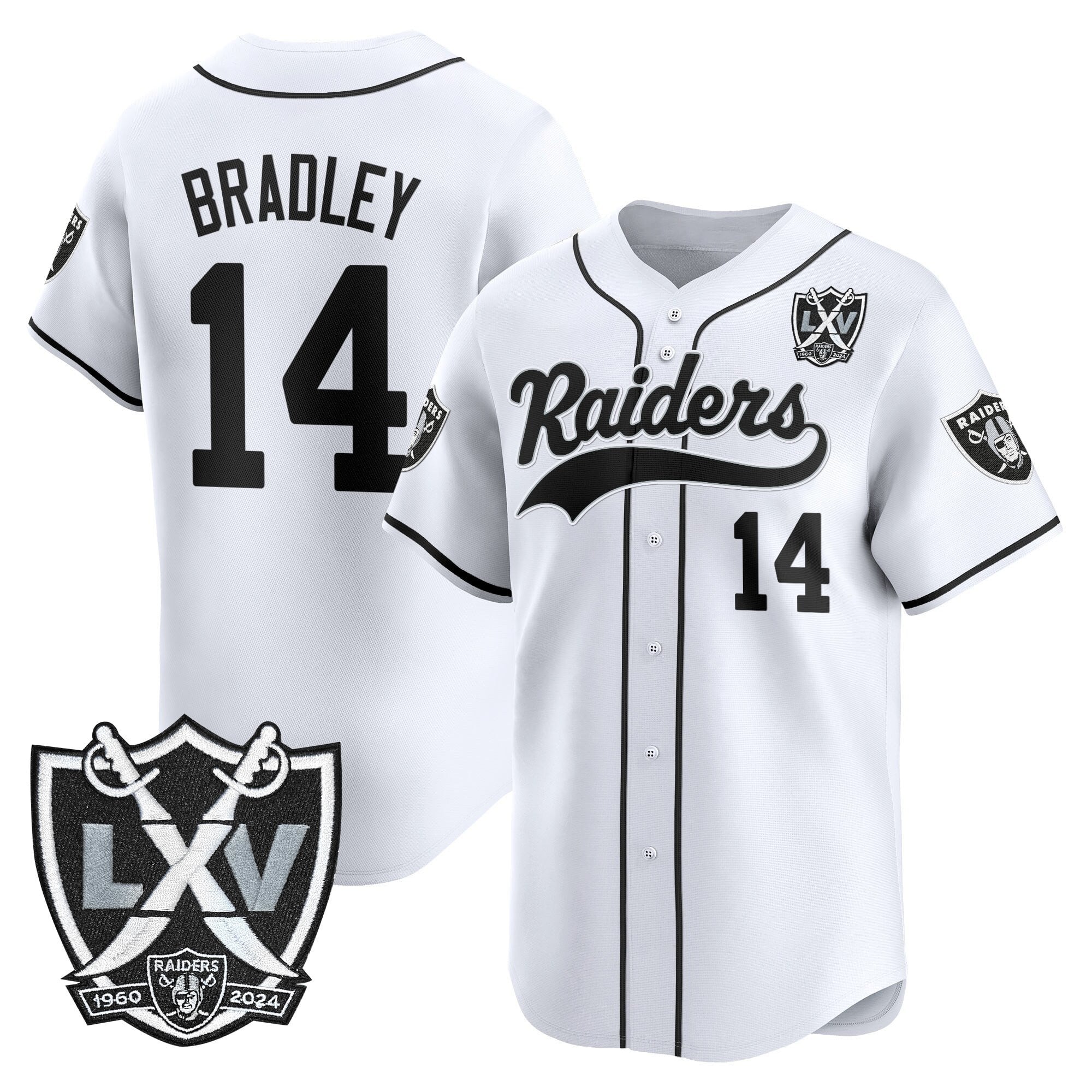 LVR 65th Anniversary Patch Vapor Baseball Jersey - Stitched
