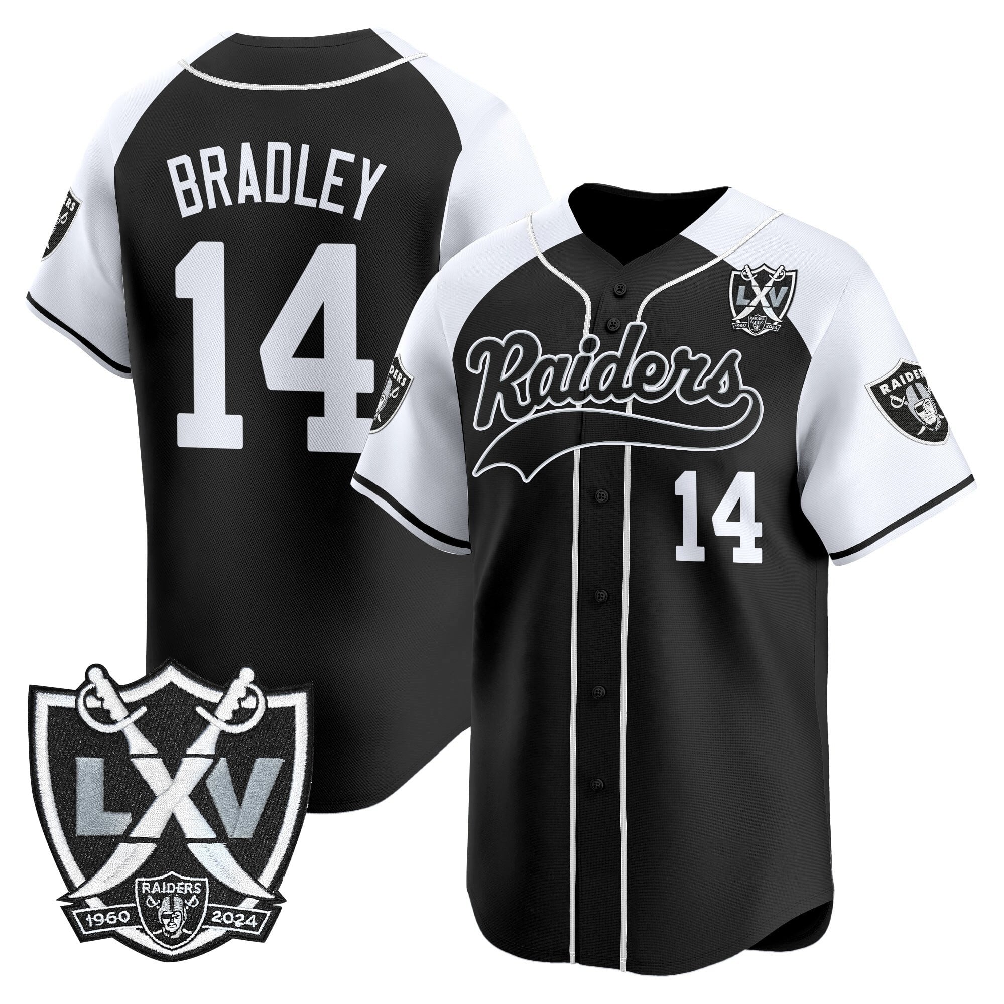LVR 65th Anniversary Patch Vapor Baseball Jersey - Stitched
